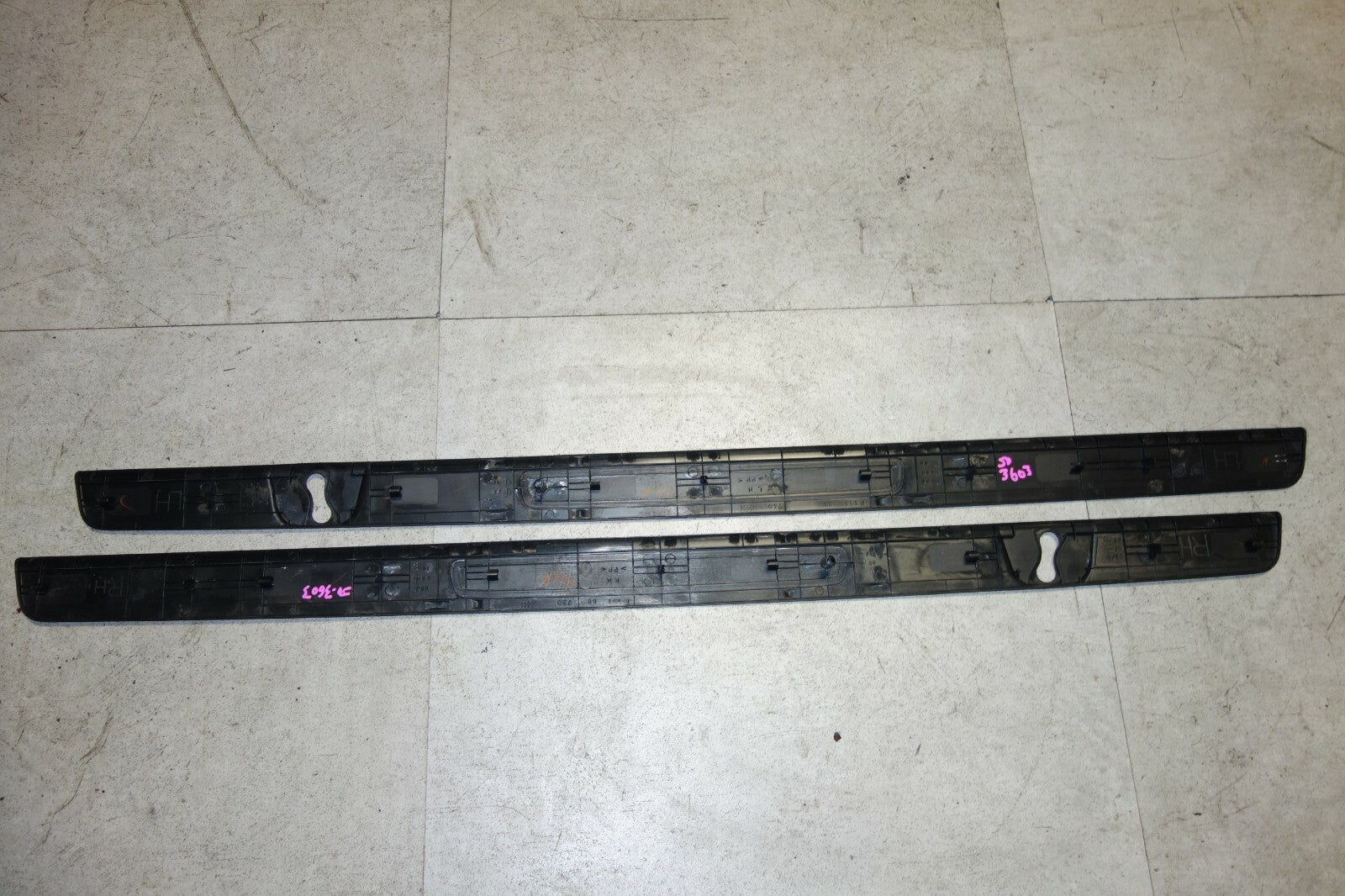 JDM Mazda RX8 Door Sills Scuff Plates Used OEM 2004 2005 2006 2007 2008