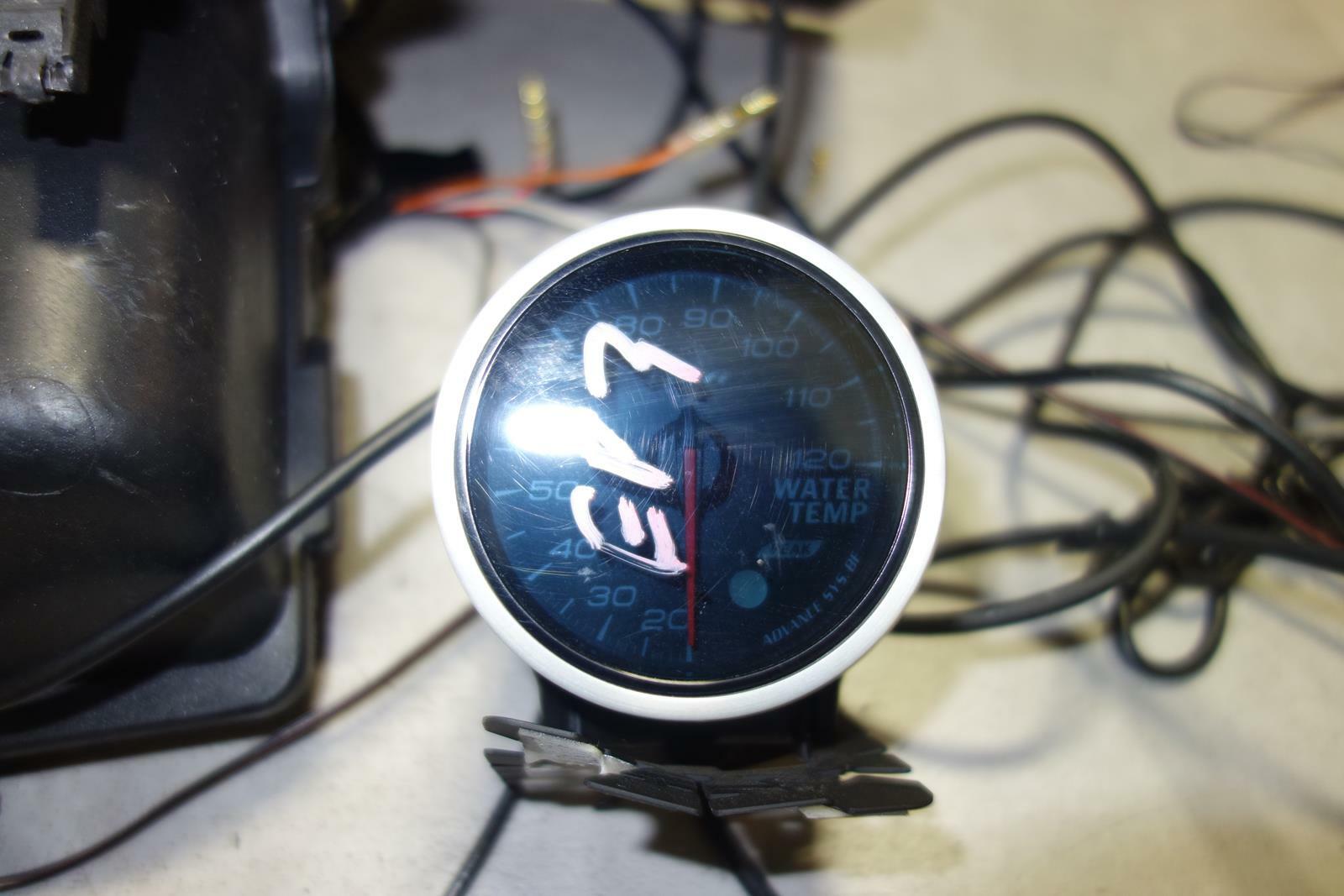 JDM DEFI SOURCE GAUGE KIT WITH CONTROLLER AND WATER TEMP SUBARU HONDA CIVIC RSX