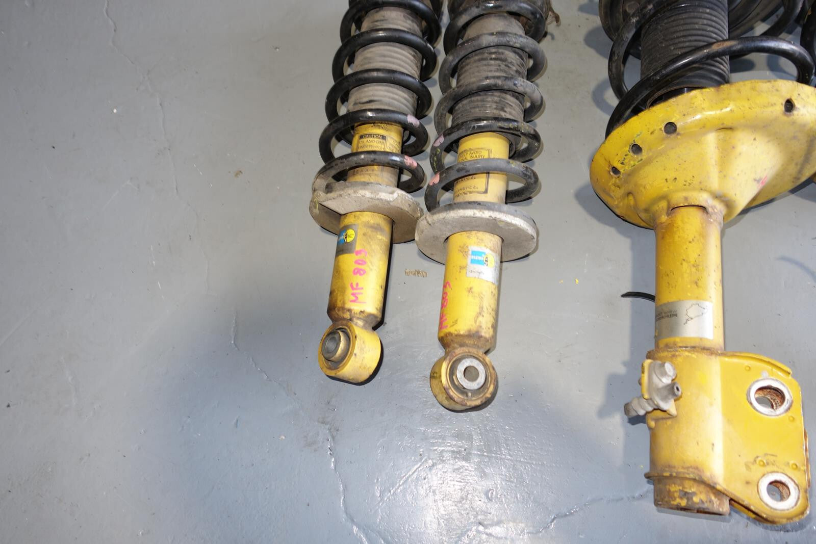 JDM Subaru Legacy Bilstein Shock Spring Strut Front Rear Suspension 05-09 MF-803
