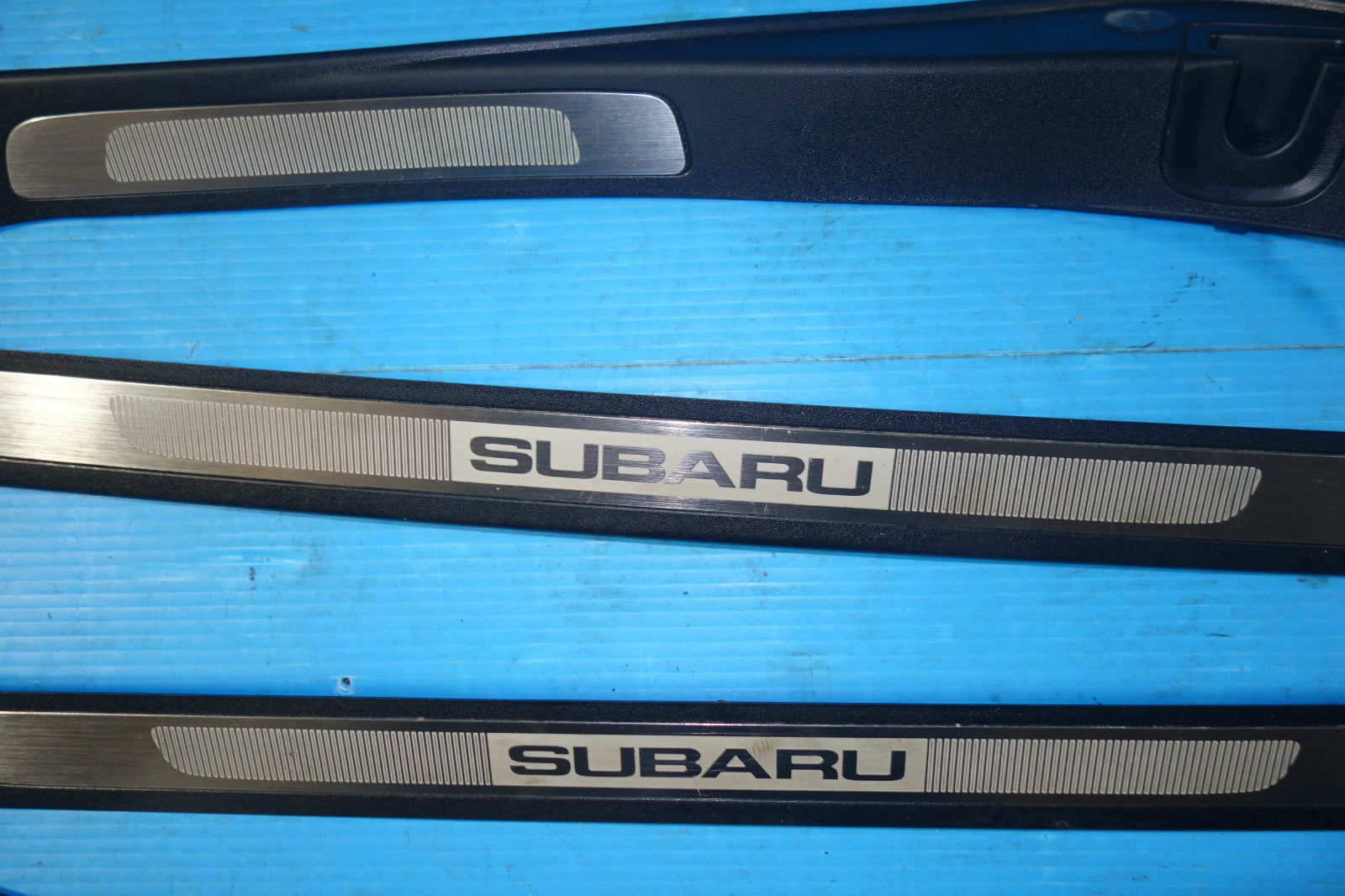 JDM Subaru Legacy Front Rear Door Sills Scuff Plates Step BPE 2005-2009 #5259