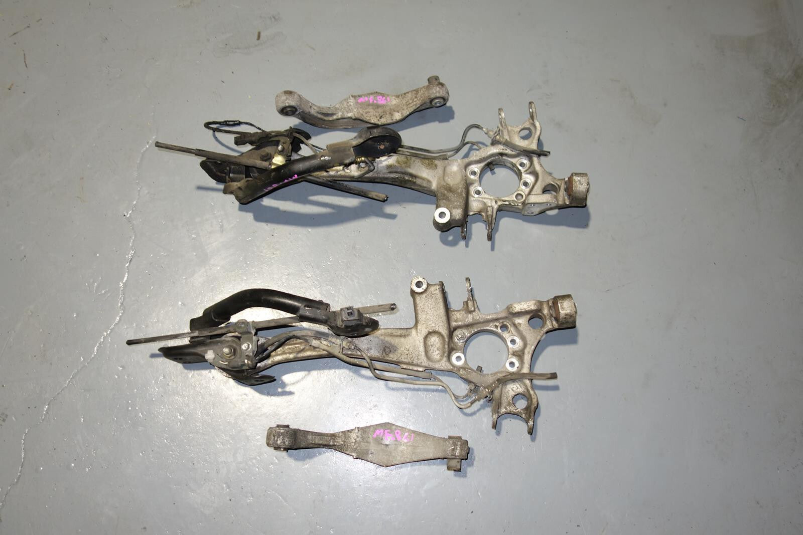 JDM Subaru Legacy Spec B Aluminum Rear Control Arms Trailing Arm 2005-2009 STi