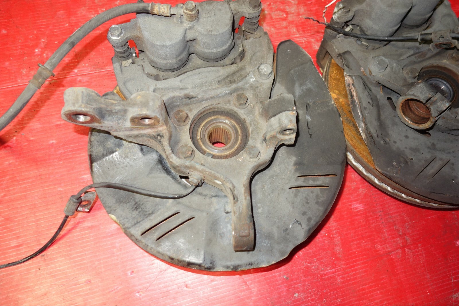 JDM Subaru Legacy / Outback Front Spindle Hub Knuckle Caliper 2005-2009