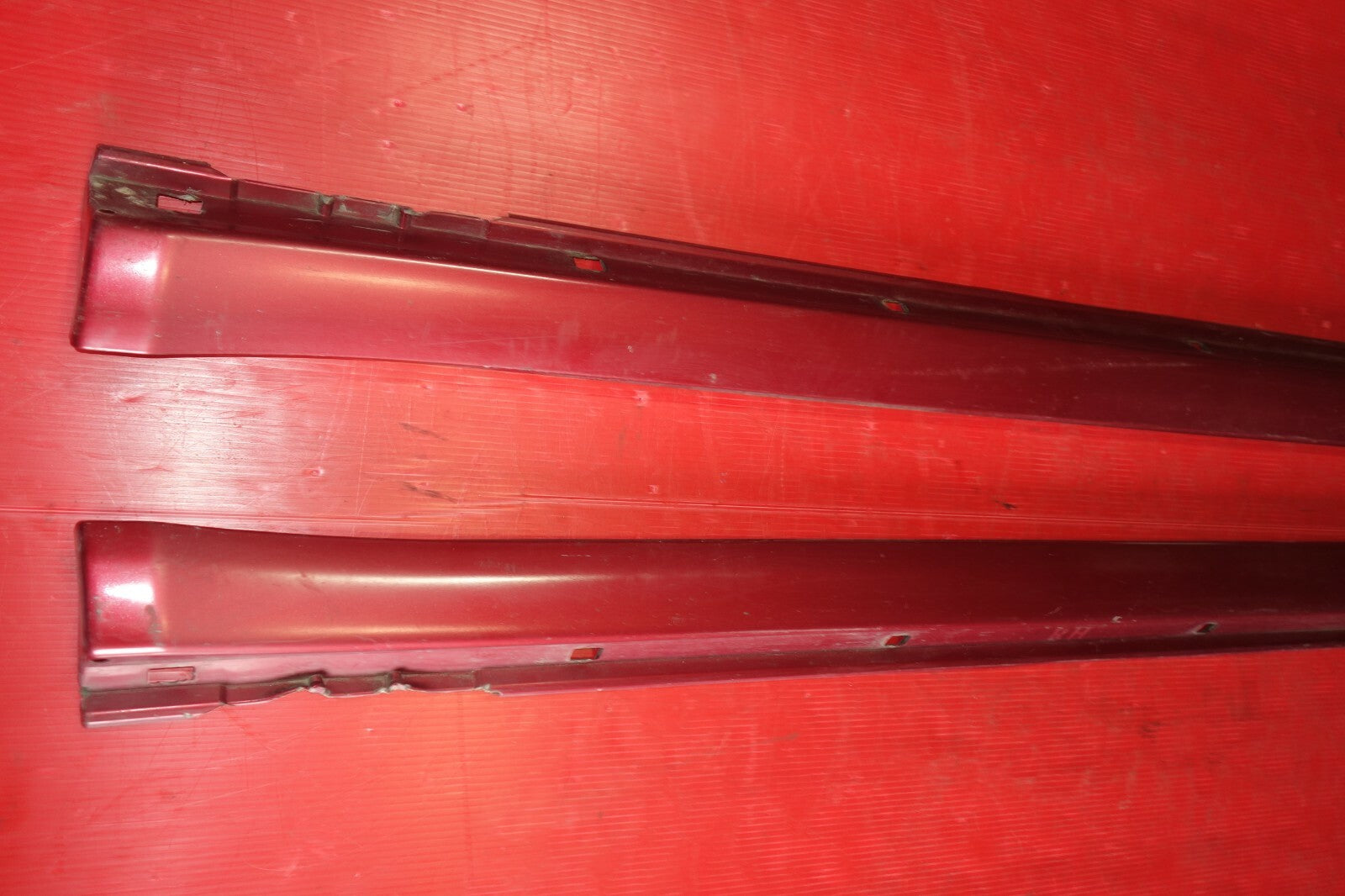 JDM Subaru Forester XT XS OEM Factory Side Skirts Rocker Panels 2003-2008 #6290