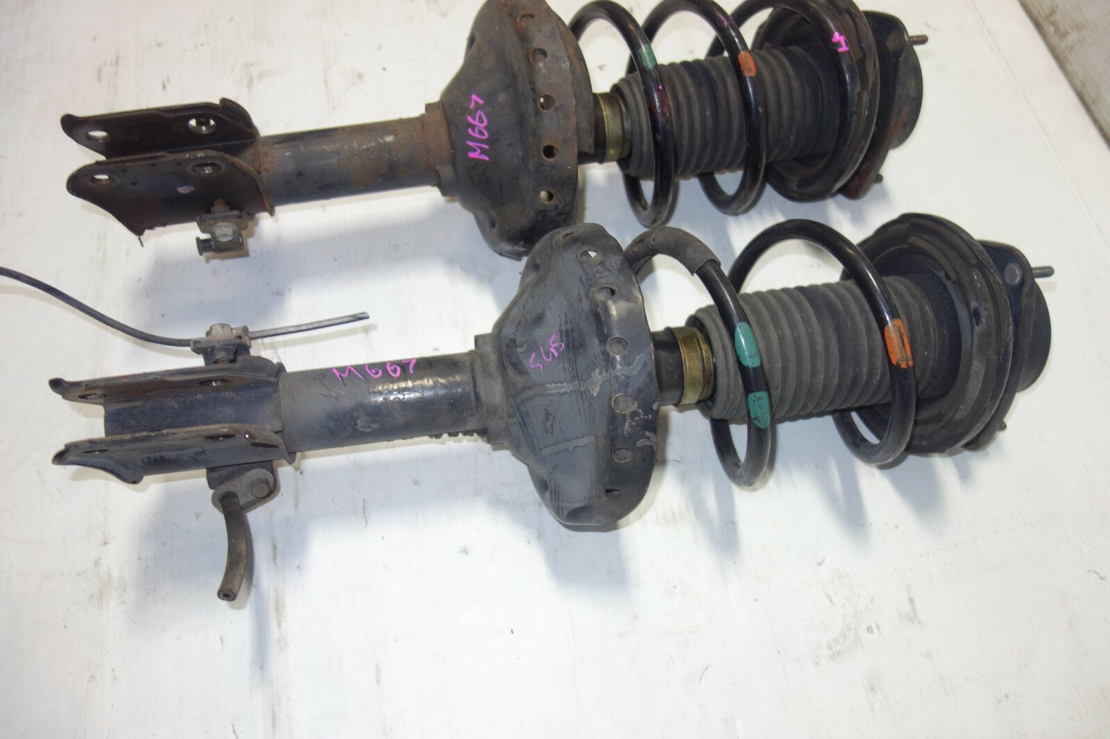 JDM 2003-2008 SUBARU FORESTER SG5 SG9 OEM KYB FRONT SHOCKS STRUTS COIL SPRINGS