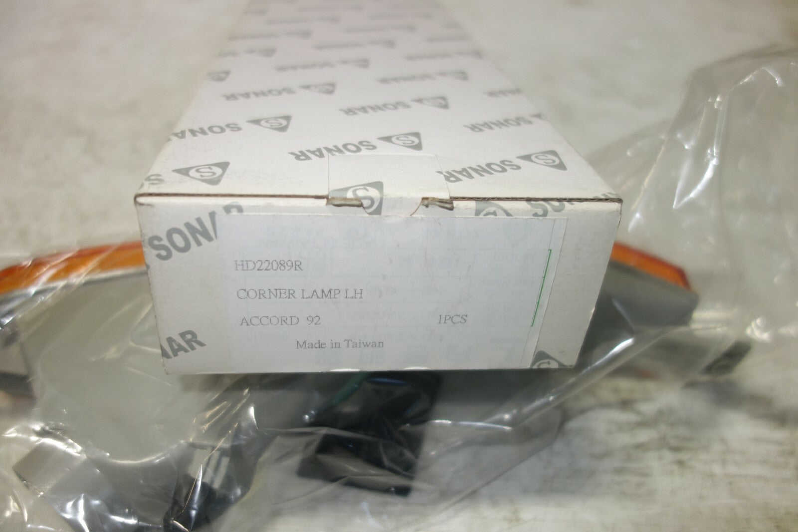 Honda Accord Corner Lamp Bumper Turn Signal Light Lh 1992-1993