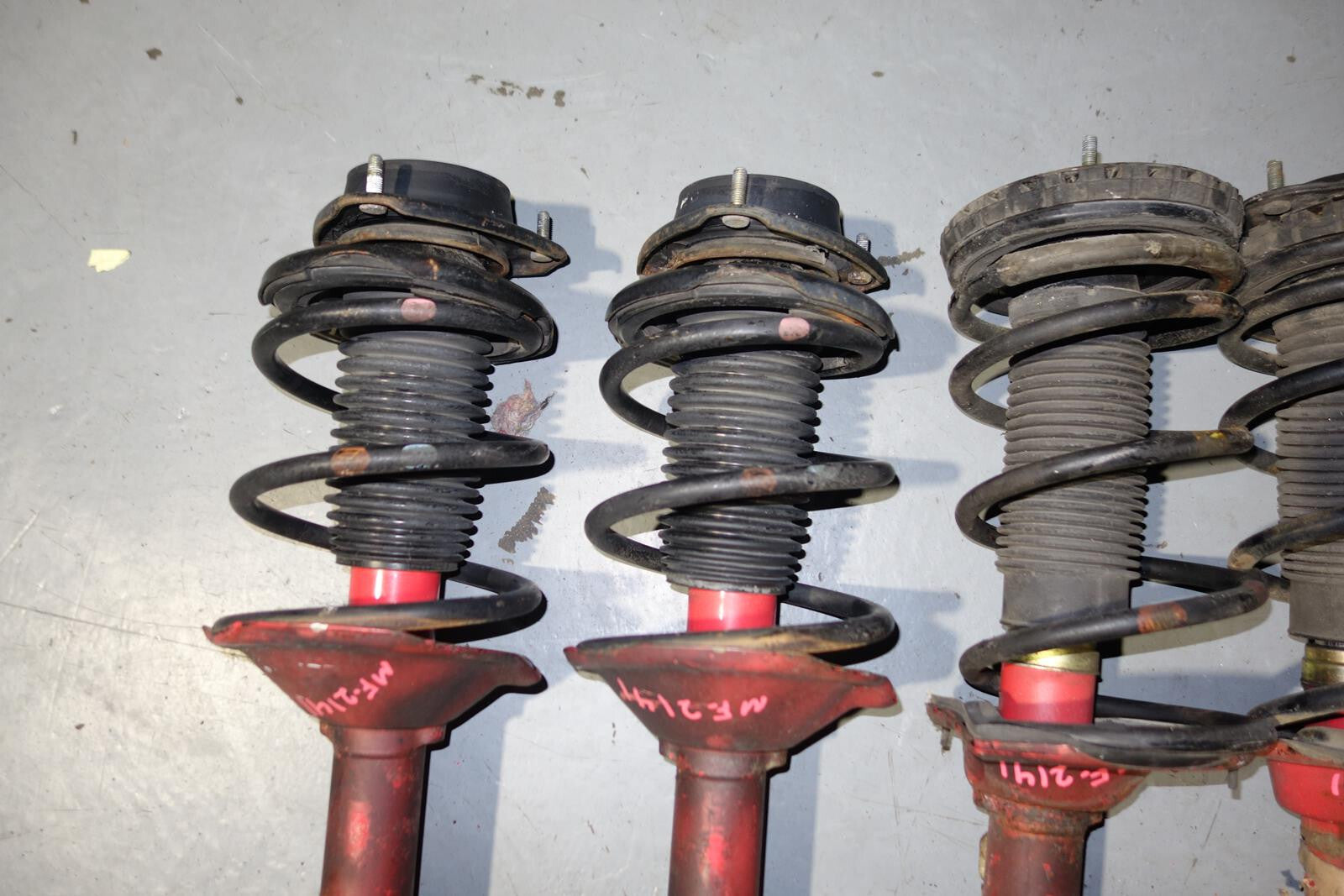 JDM Subaru Impreza WRX STi 5x100 Shocks Coil Springs Struts 2002-2007 V8 V7 V9