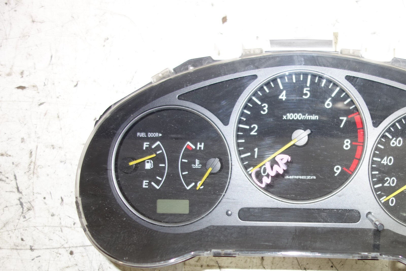 JDM 2002-2003 SUBARU IMPREZA WRX V7 MANUAL 5 SPEED GAUGE CLUSTER SPEEDOMETER