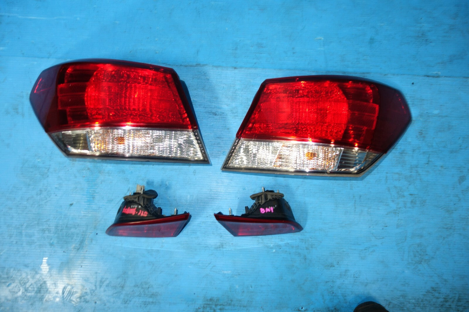 JDM Subaru Legacy Taillights BM9 Sedan Lamps Trunk Lights 2010-2014 #5887