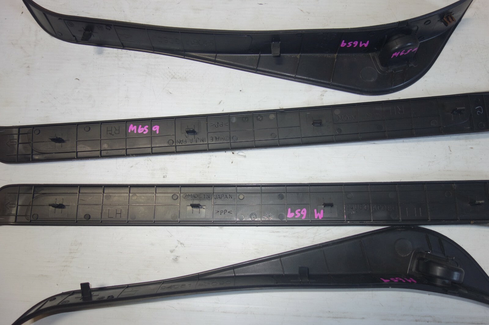 JDM 05-09 GENUINE SUBARU LEGACY B4 OEM DOOR SILLS SCUFF PLATES STEPS SILL