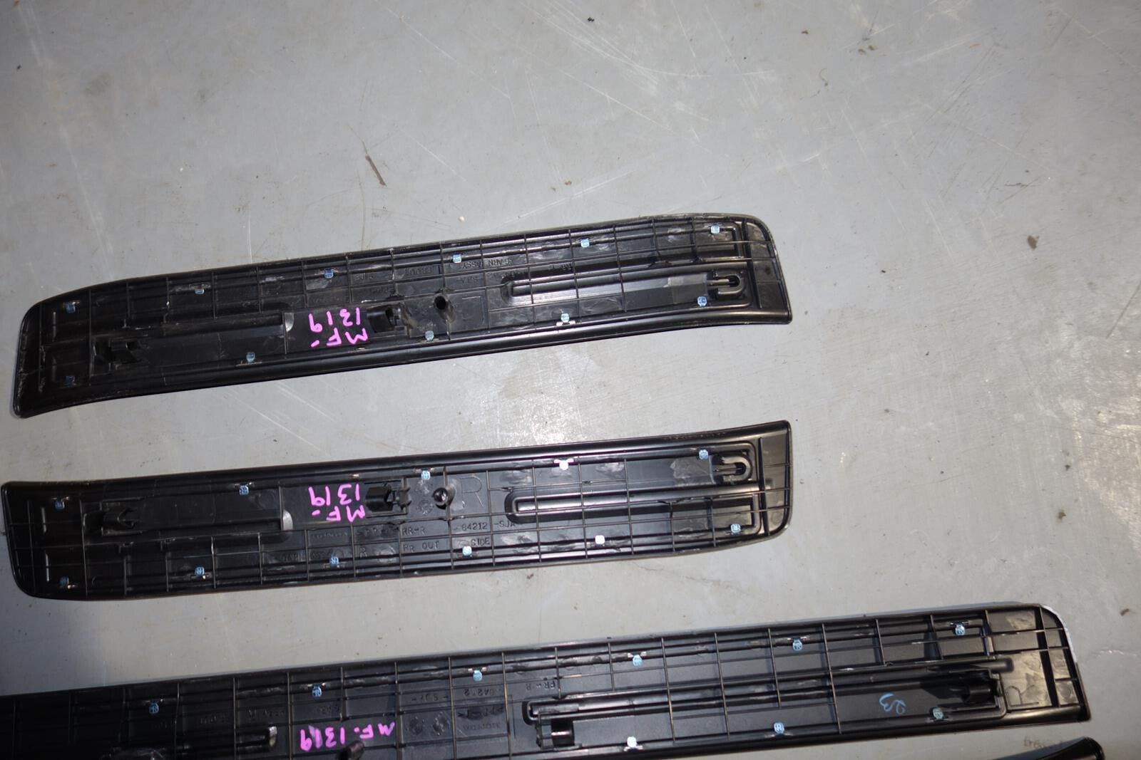 2005-2008 Acura RL MODULO Door Sills Scuffs Kick Plates Honda Legend KB1 JDM