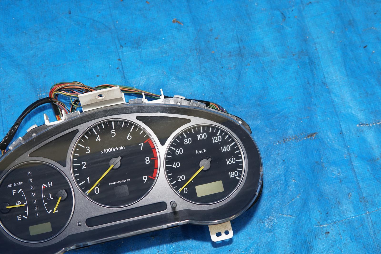 JDM Subaru Impreza WRX Gauge Cluster Speedometer 2002-2003 Automatic Version 7