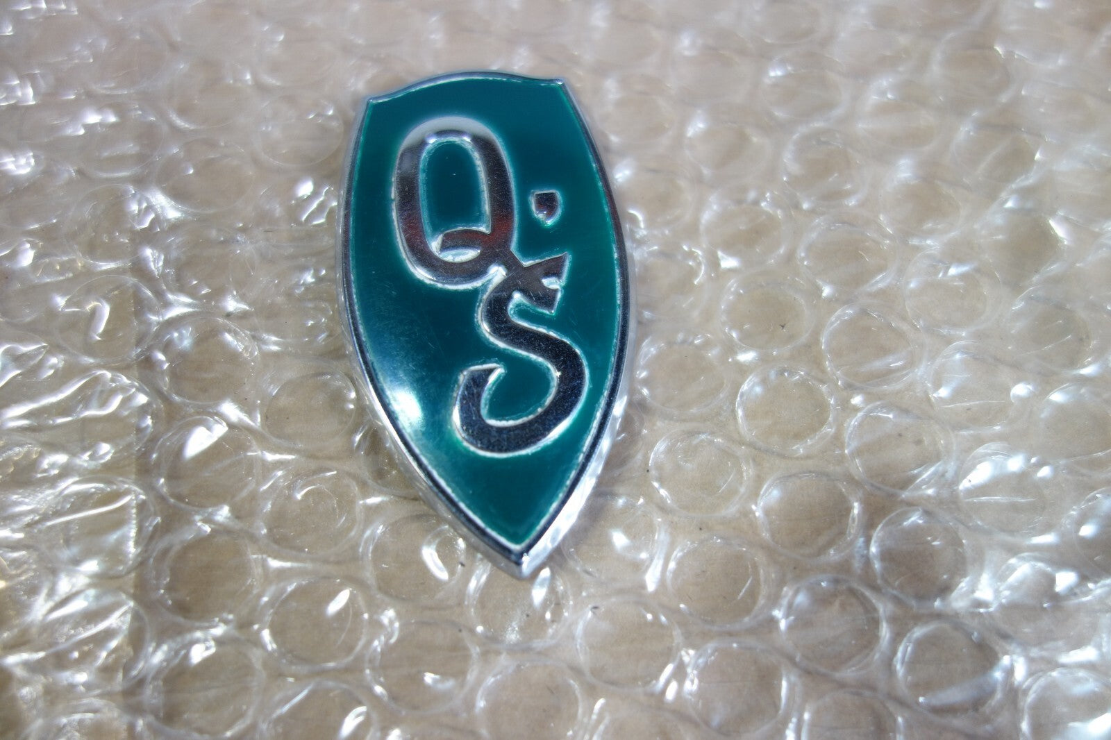 JDM Nissan 240SX Silvia S14 Green Q'S Emblem Badge 7889667F60 Genuine 1995-1998