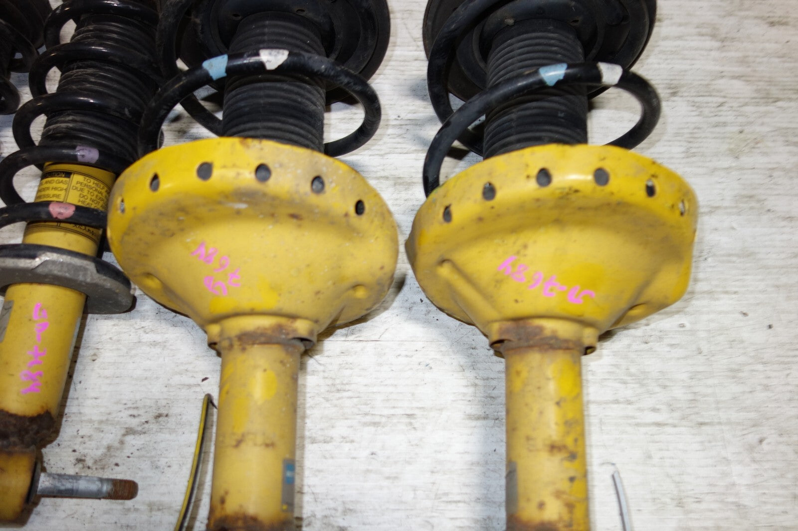 JDM Subaru Legacy Bilstein Yellow Shocks Struts Springs 2005-2009 #7684
