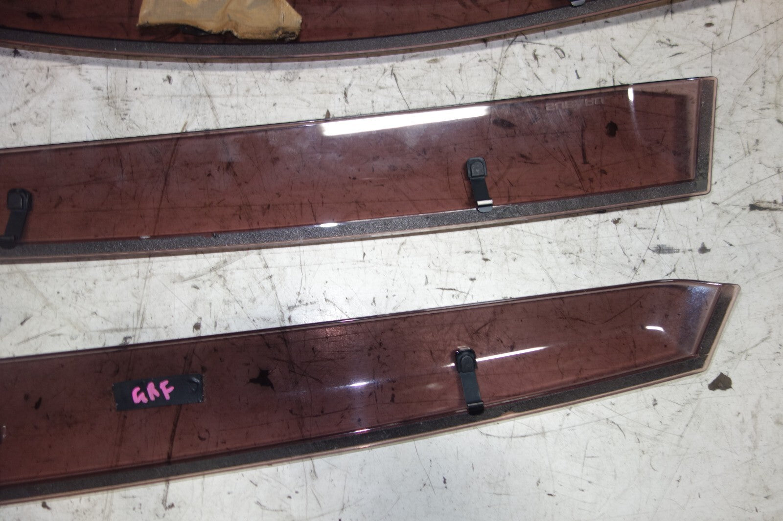 JDM Subaru Impreza WRX STI Window Visors Rain Guards 2008-2014 GRF GRB OEM Japan