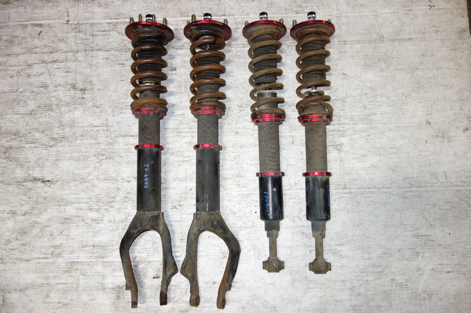 JDM Honda Accord Acura TSX CL7 Coilovers Front & Rear 2003-2008 Lowering Kit
