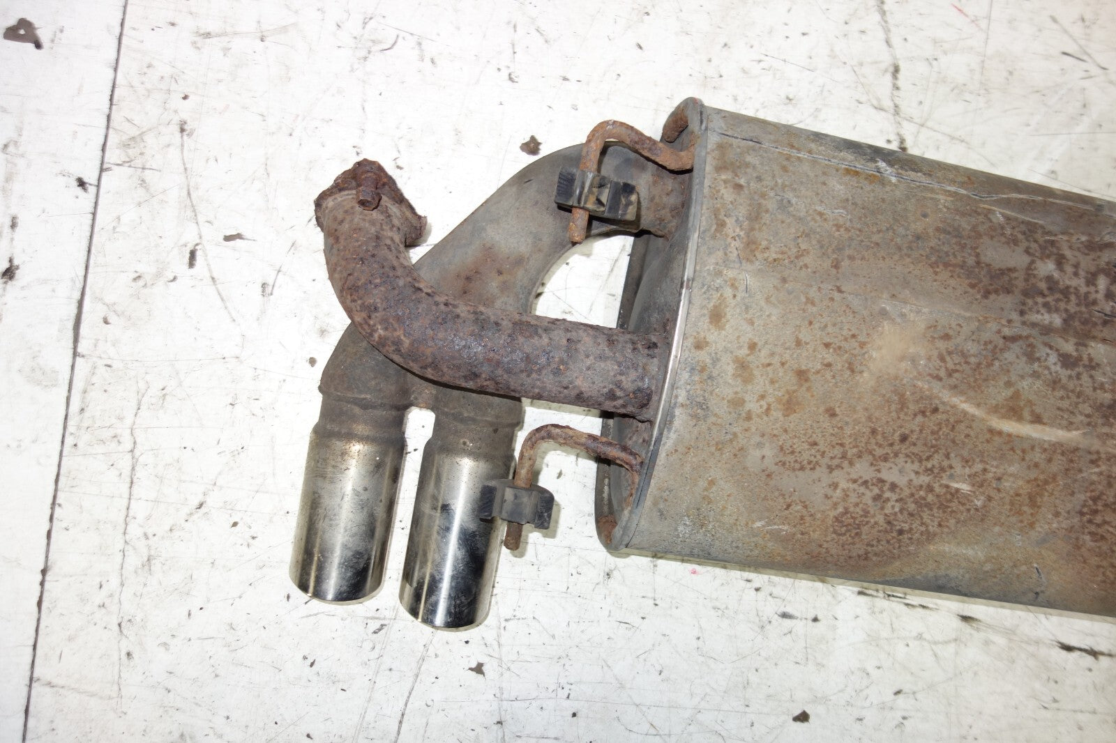 JDM Subaru WRX STI Exhaust Muffler 2008-2014 OEM GRB GRF OEM Genuine Japan