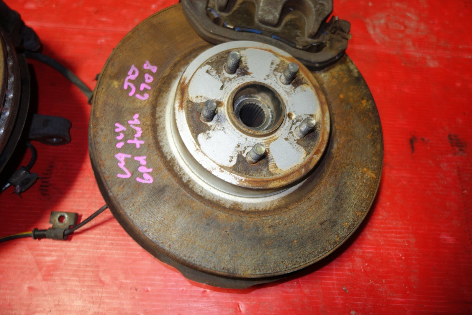 JDM Subaru Legacy / Outback Front Spindle Hub Knuckle Caliper 2005-2009