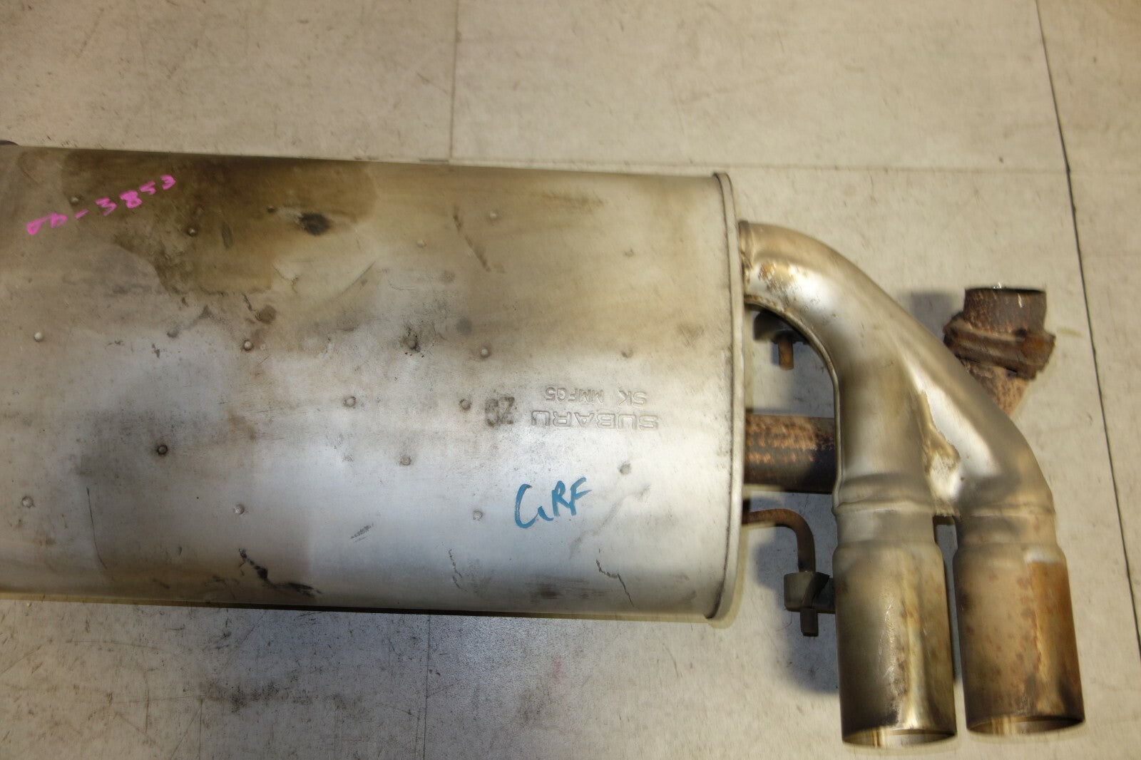 JDM Subaru Impreza WRX STI GRF Exhaust Muffler Axle Back MMFG5 2008-2014