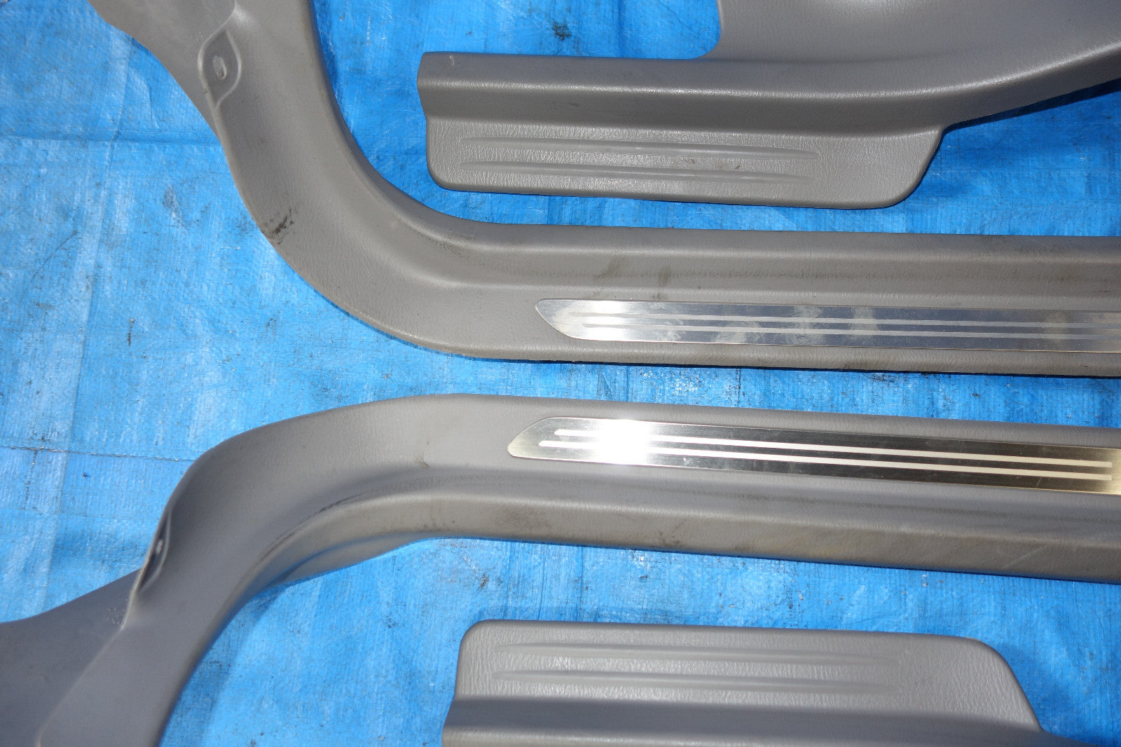 JDM Subaru Forester Front Rear Door Sills Trim Scuff Plates Step 2003-2008 #2133