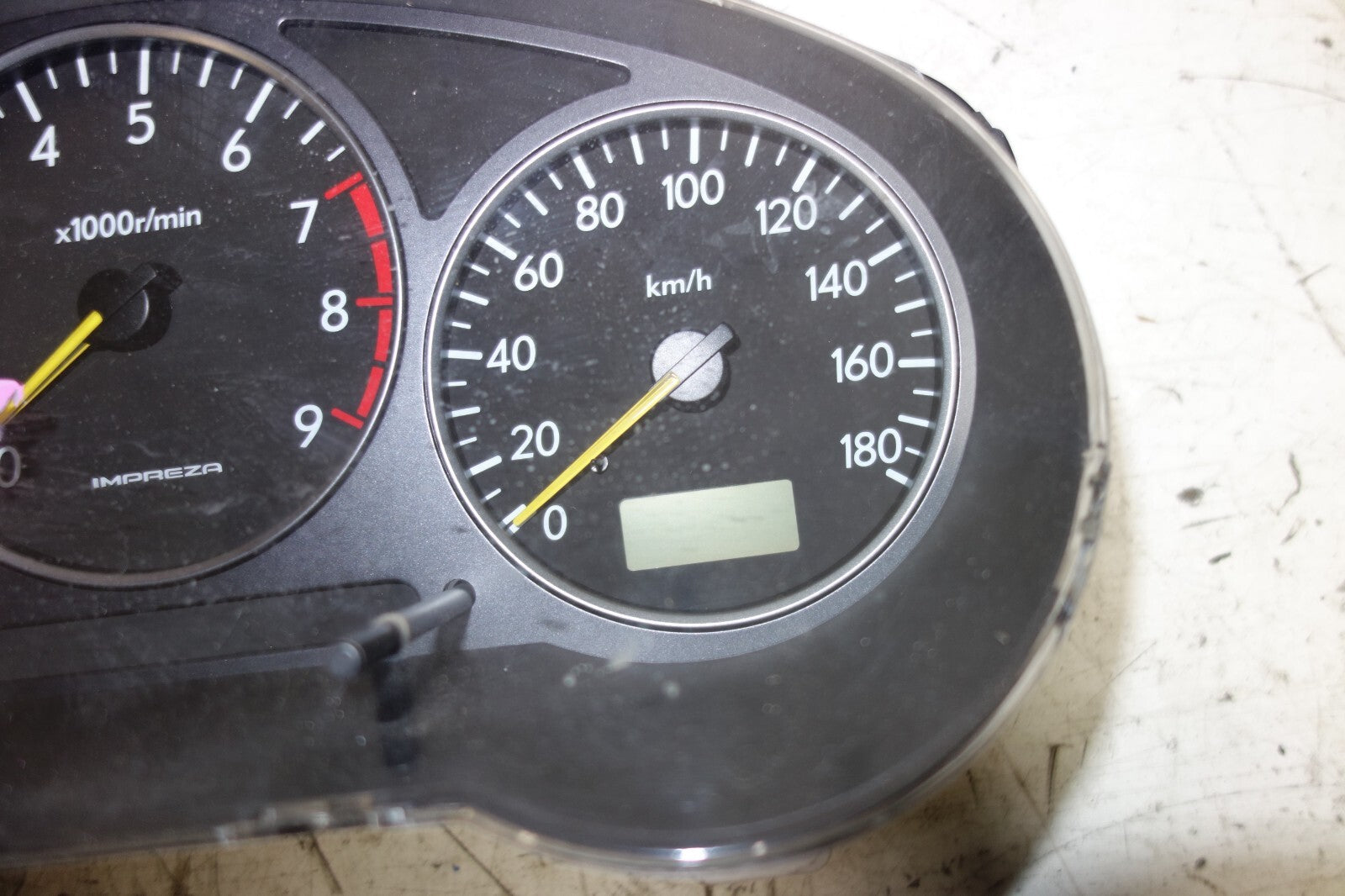 JDM 2002-2003 SUBARU IMPREZA WRX V7 MANUAL 5 SPEED GAUGE CLUSTER SPEEDOMETER