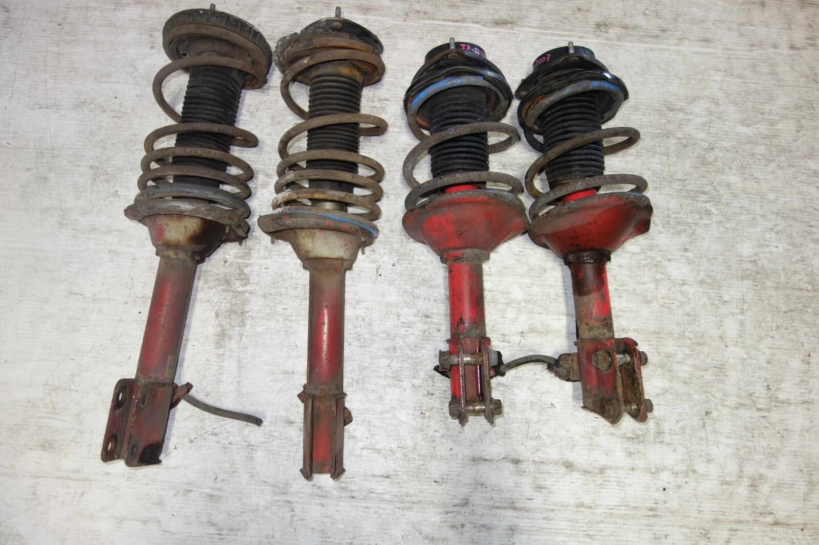 JDM Subaru Impreza WRX STi Shocks Struts Spring 2002 2003 2004 2005 2006 2007 V7