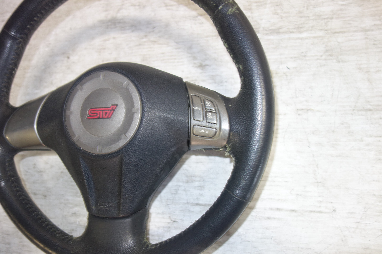 JDM Subaru Impreza WRX STi GR GRB Steering Wheel & Hub 2008-2014 STi V10 GVF