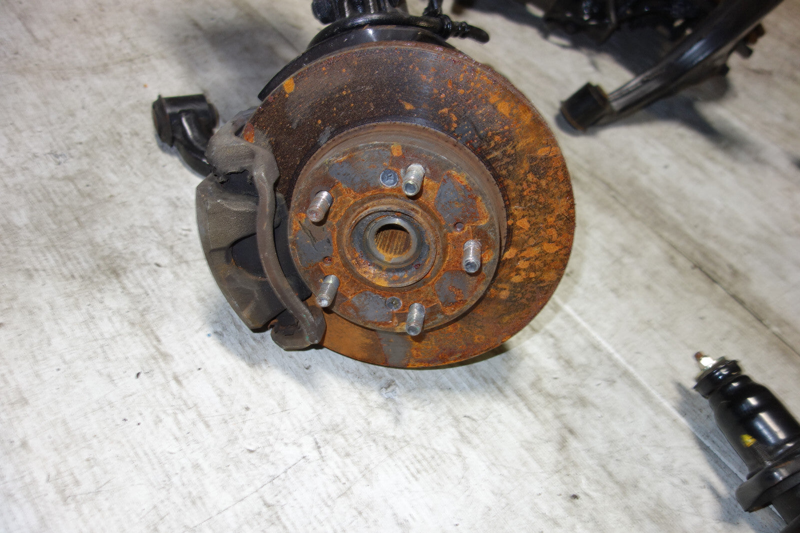 JDM Honda Civic 5 Lug Brake Calipers Spindles Hub Trailing Arm 2001-2005 EU3