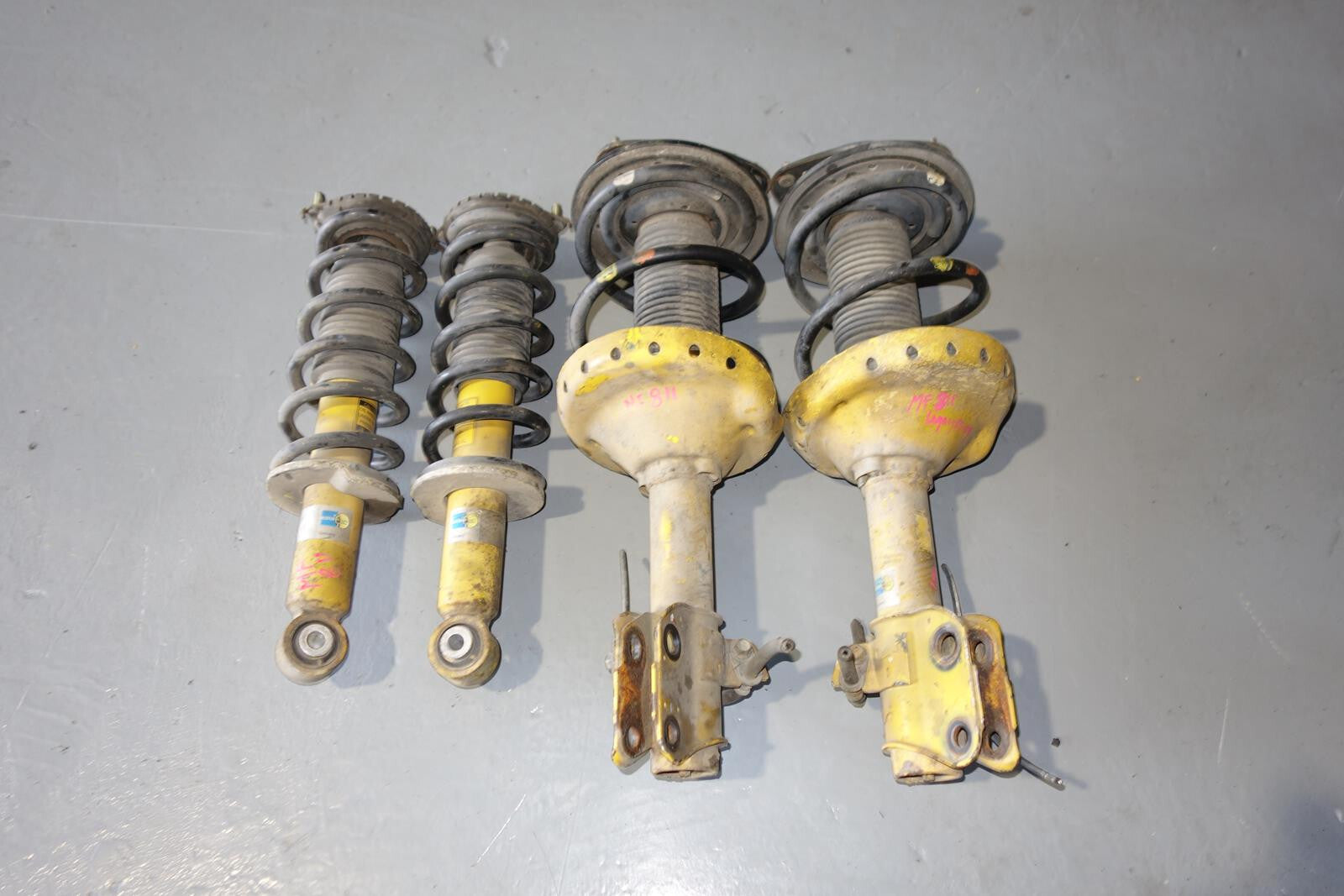 JDM Subaru Legacy Bilstein Shock Spring Strut Front Rear Suspension 05-09 MF-811