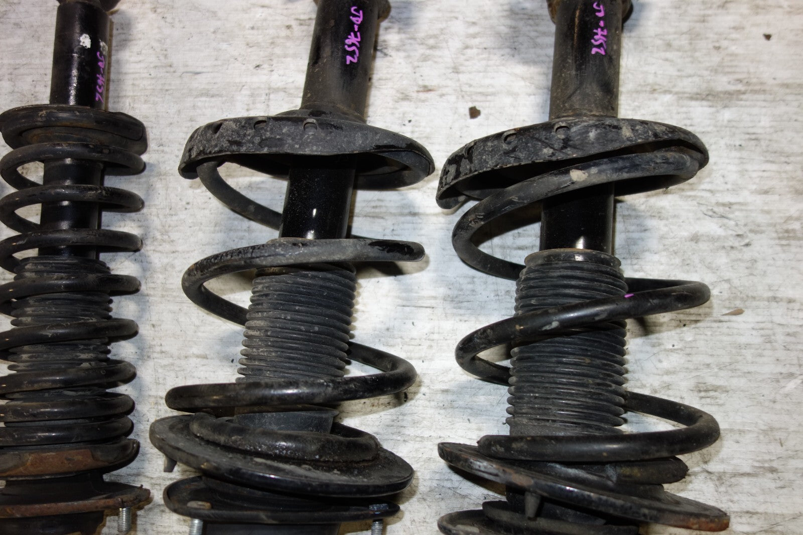 JDM 2008-2014 SUBARU IMPREZA WRX OEM FRONT & REAR RS-R SHOCKS STRUT COIL SPRING