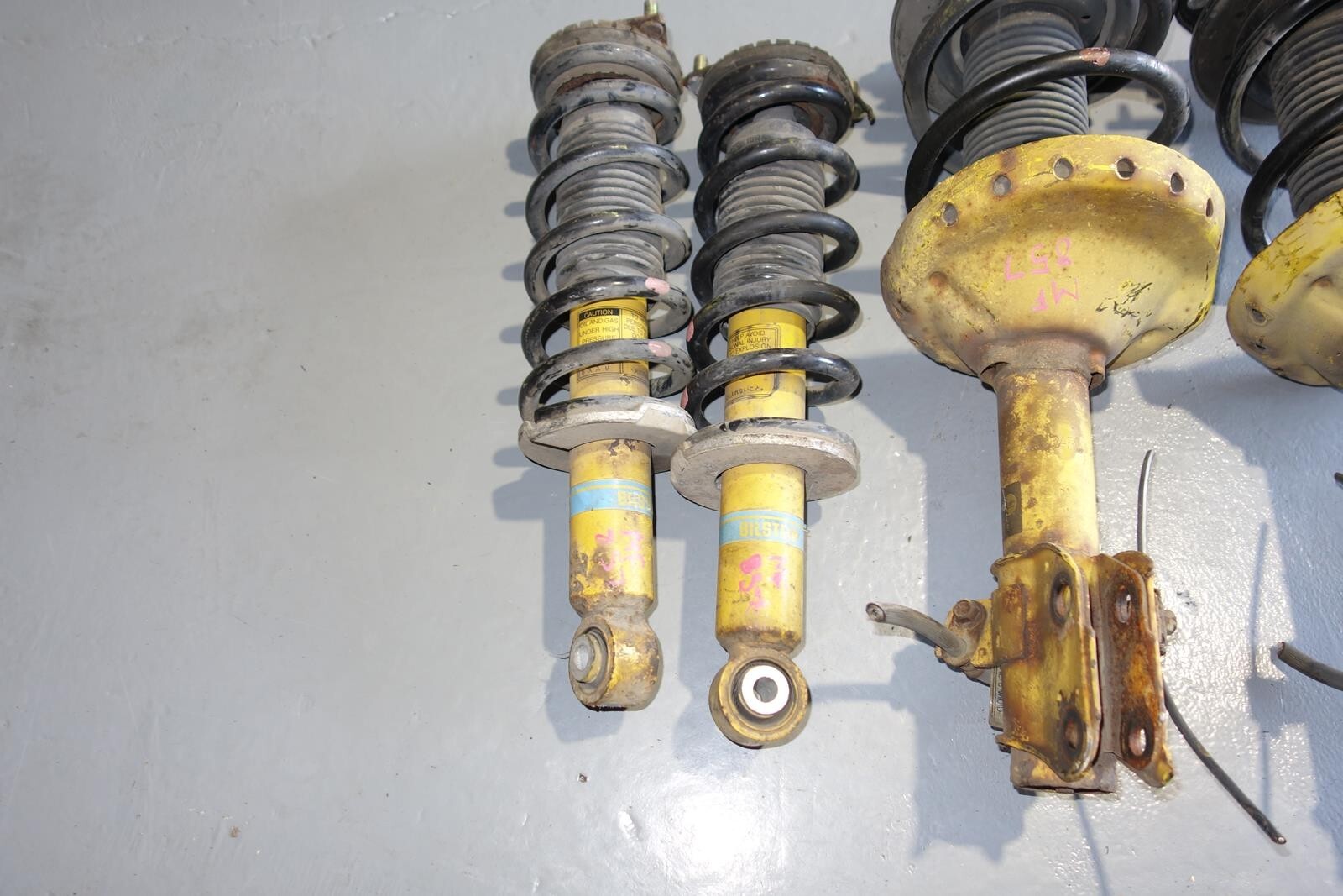 JDM SUBARU LEGACY BILSTEIN SPEC-B SHOCKS FRONT & REAR STRUTS COIL 05-2009 MF-857