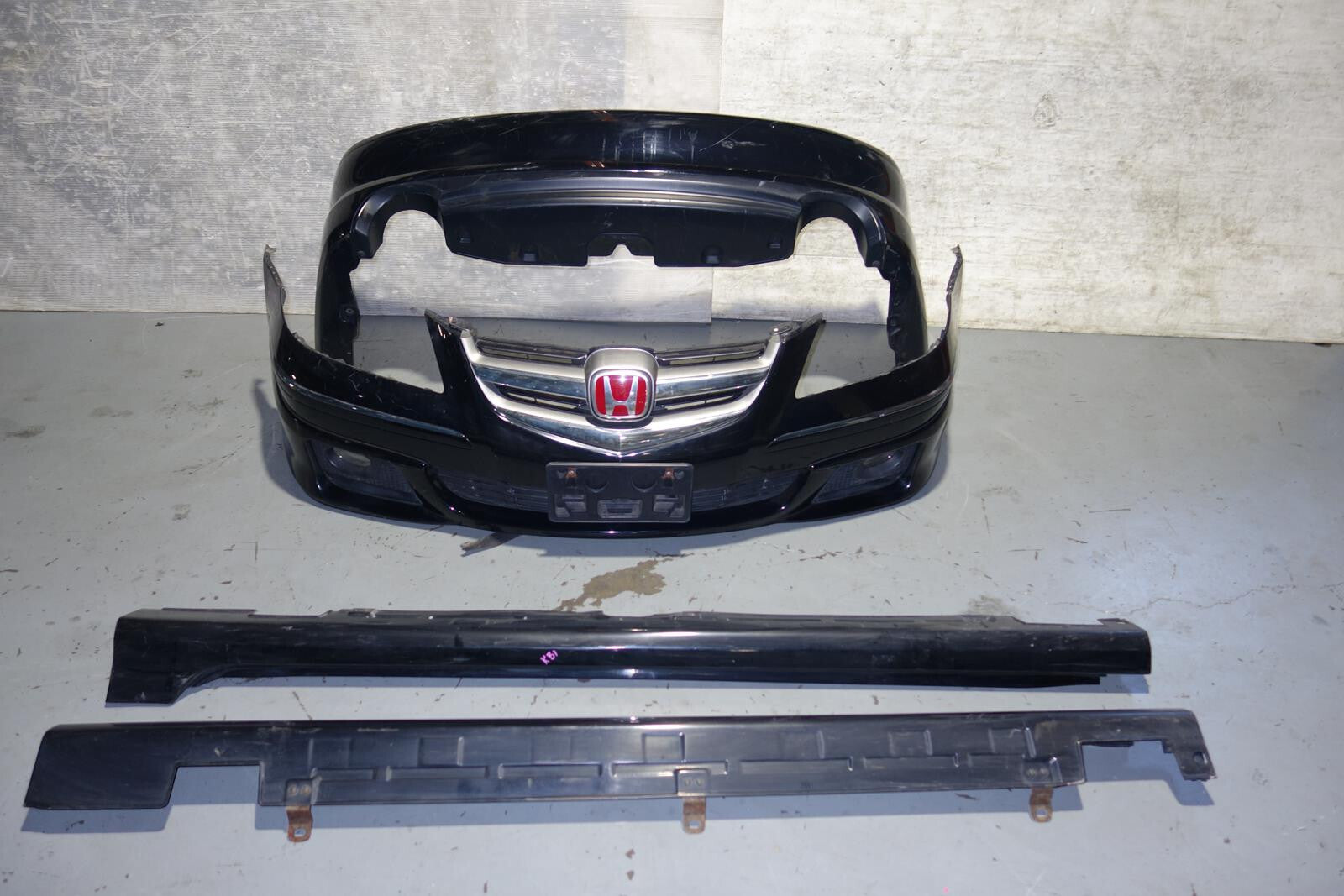Acura RL Bumper Cover Modulo A-Spec Lip Side Skirts 2005-2008 JDM Legend KB1