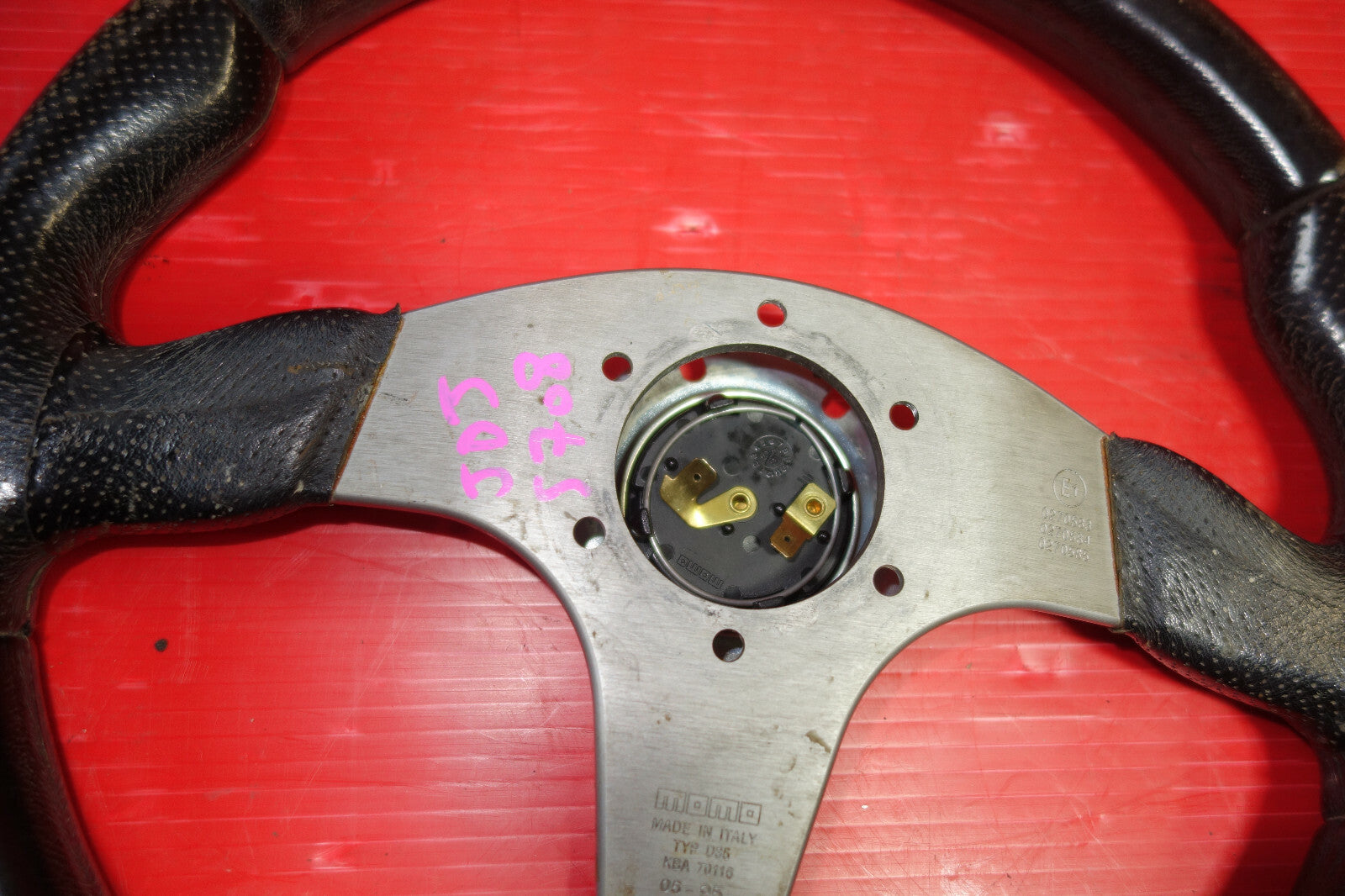 JDM Momo Steering Wheel Italy WRX STI S13 S14 Supra Mazda Lexus RX7 #5708