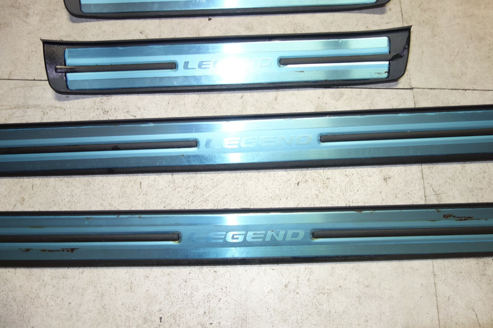 JDM Acura RL Honda Legend OEM Door Sills Scuff Plates Side Steps 2005-2008 KB1