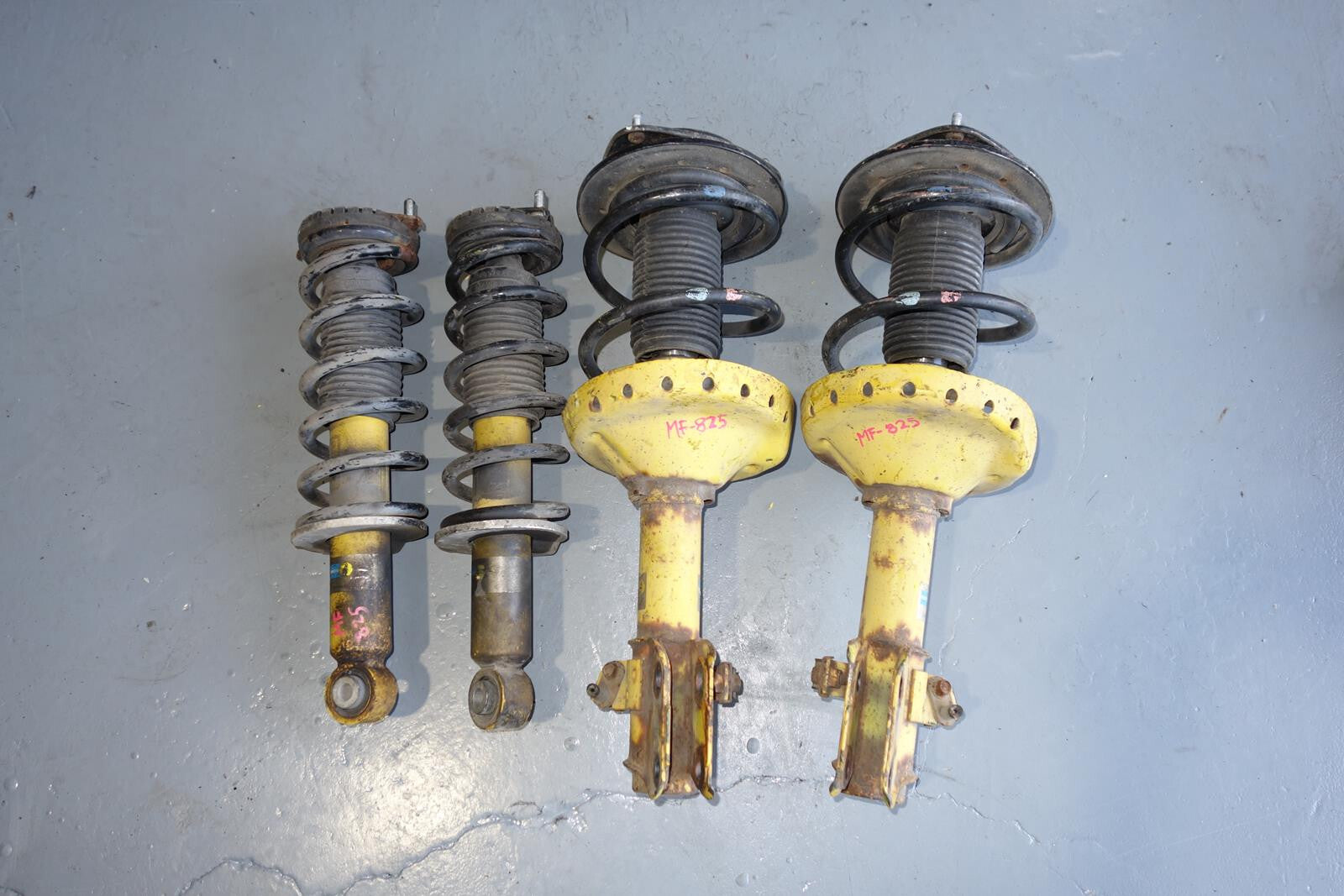 JDM Subaru Legacy Bilstein Shock Spring Strut Front Rear Suspension 05-09 MF-825