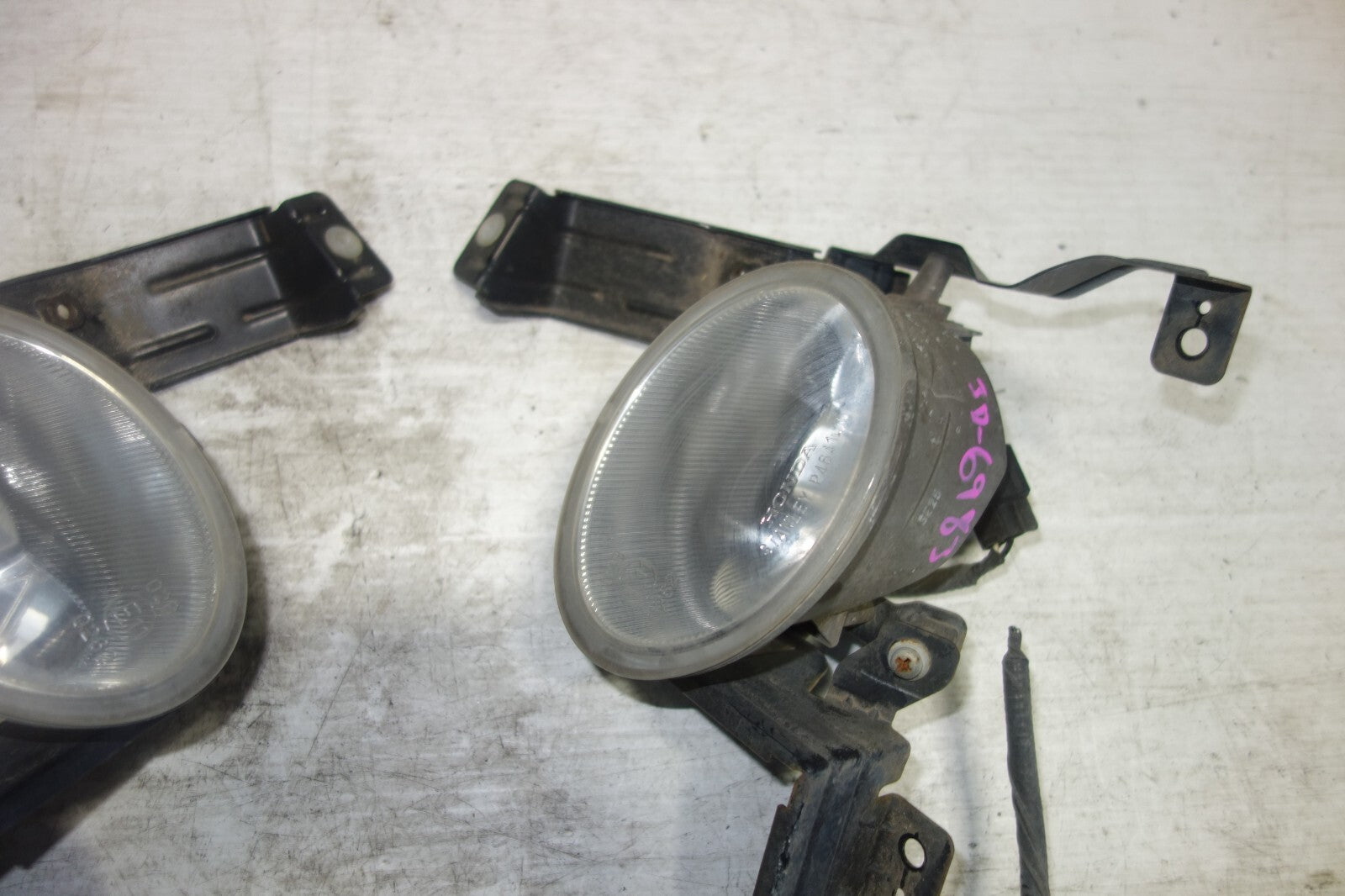 JDM Acura RL Fog Lights Lamps Pair Front Bumper Driving OEM KB1 2005-2008 #7
