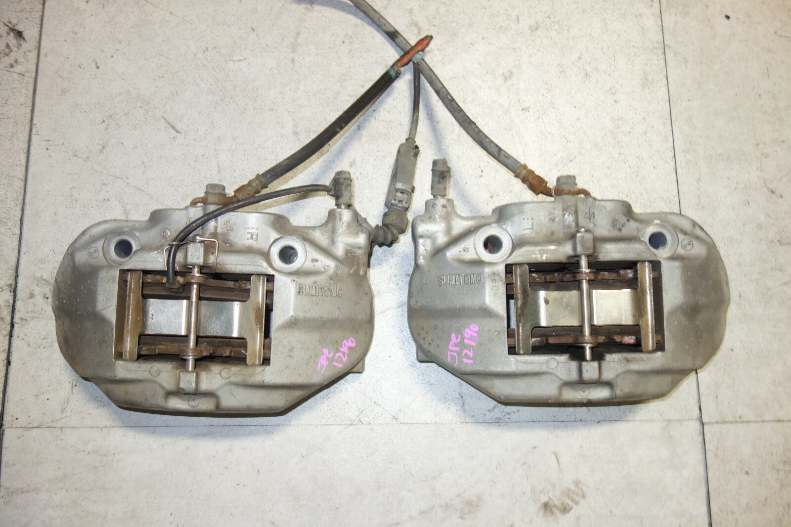 PULL OFF OEM FRONT CALIPER SET LEXUS LS430 4 PISTON JDM 2001-2006