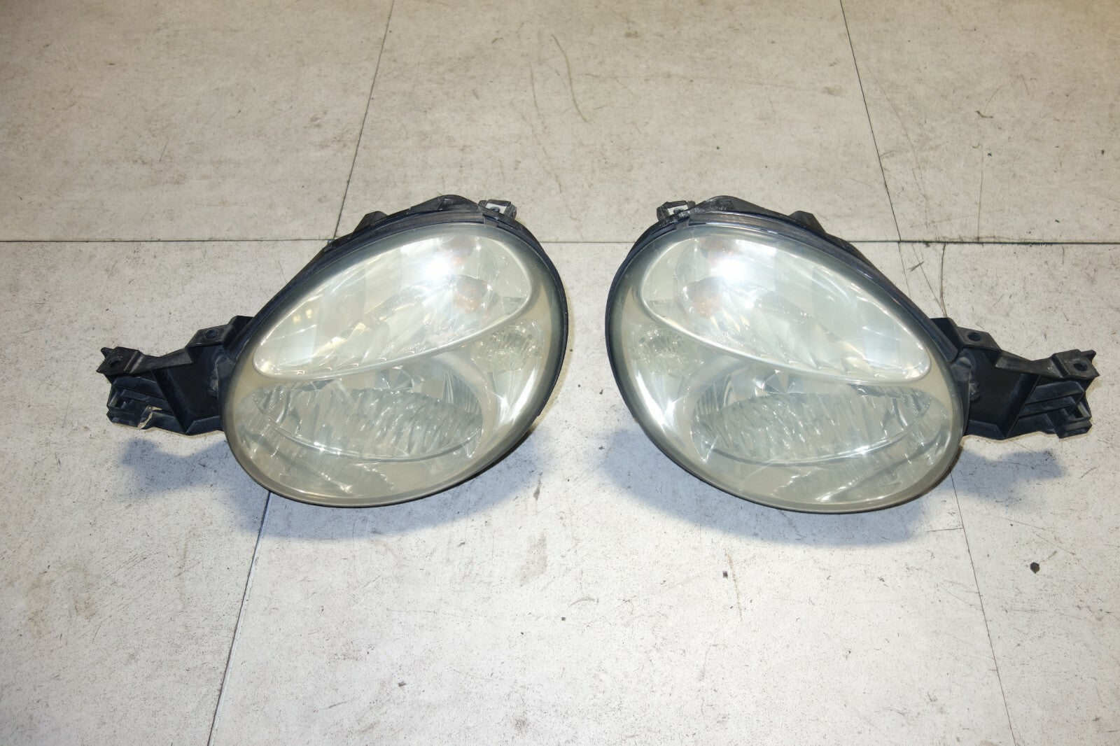 JDM SUBARU IMPREZA WRX HEADLIGHTS 2002 2003 BUG EYE V7 OEM Japan