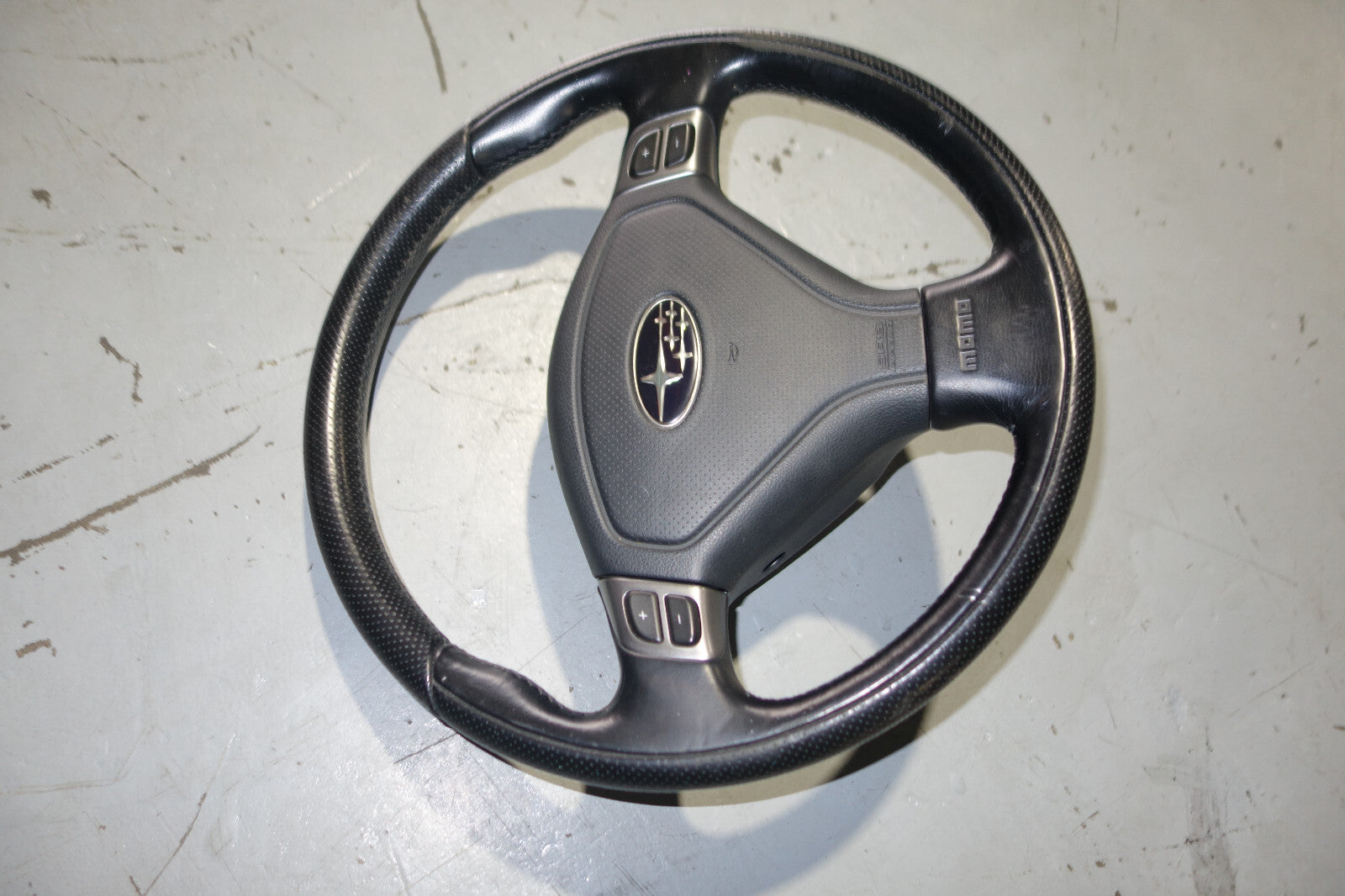2003-2008 Subaru Forester OEM Momo Steering Wheel & Hub Leather SG5 SG9 #2