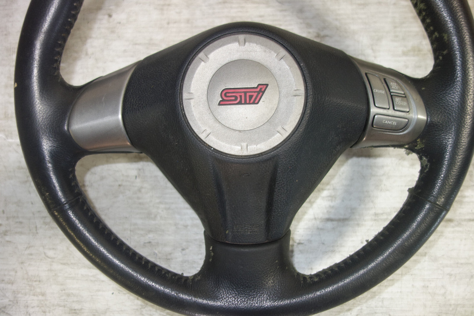 JDM Subaru Impreza WRX STi GR GRB Steering Wheel & Hub 2008-2014 STi V10 GVF