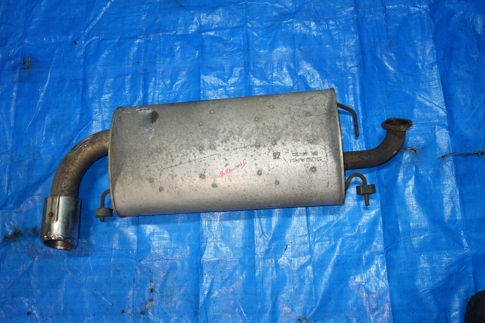 JDM Subaru Impreza WRX Turbo GH8 Exhaust Muffler 2008-2010 Hatchback Wagon