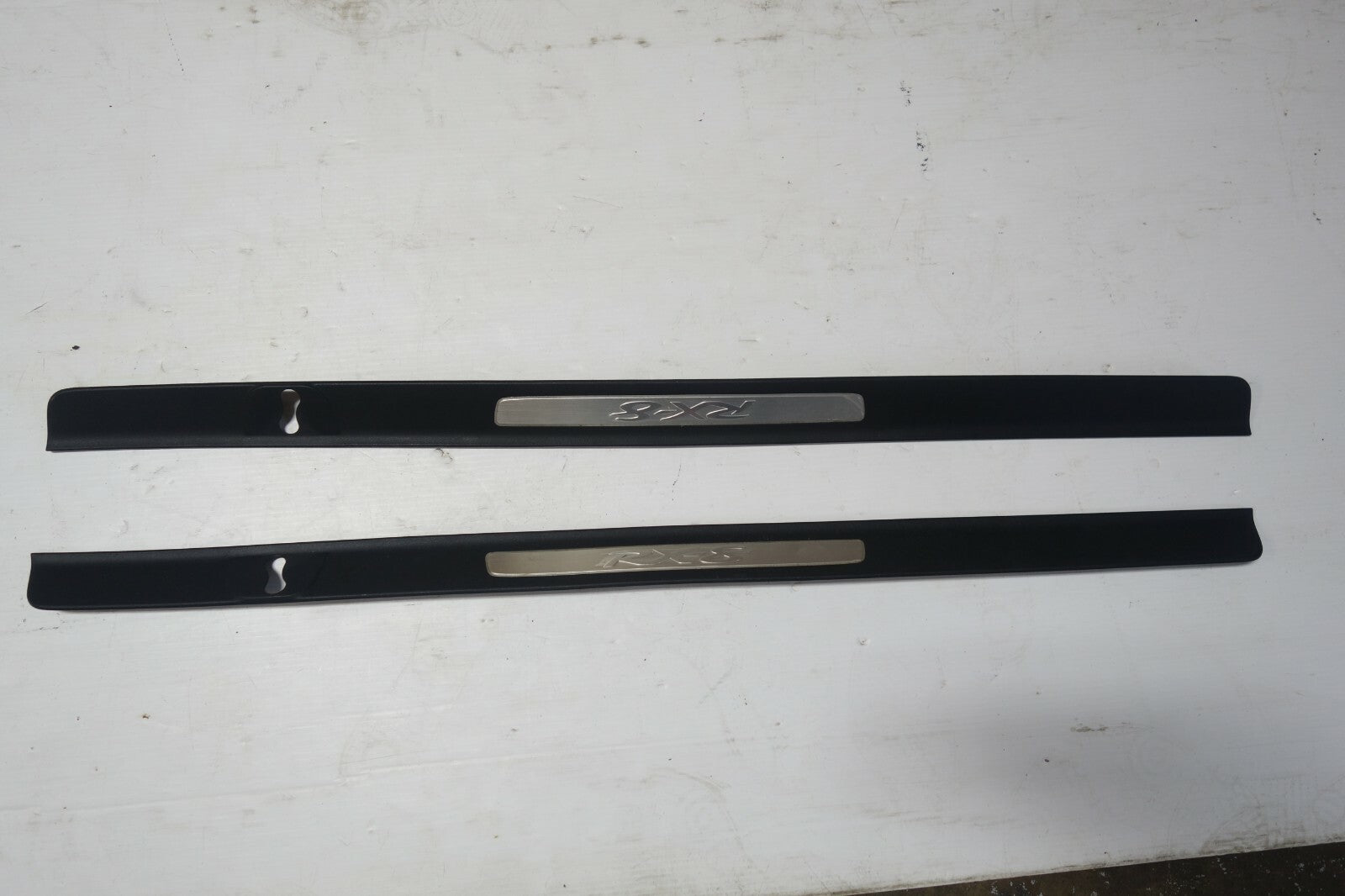 JDM 2004-2008 GENUINE MAZDA RX8 OEM DOOR SILLS TRIM SCUFF PLATES SIDE STEPS