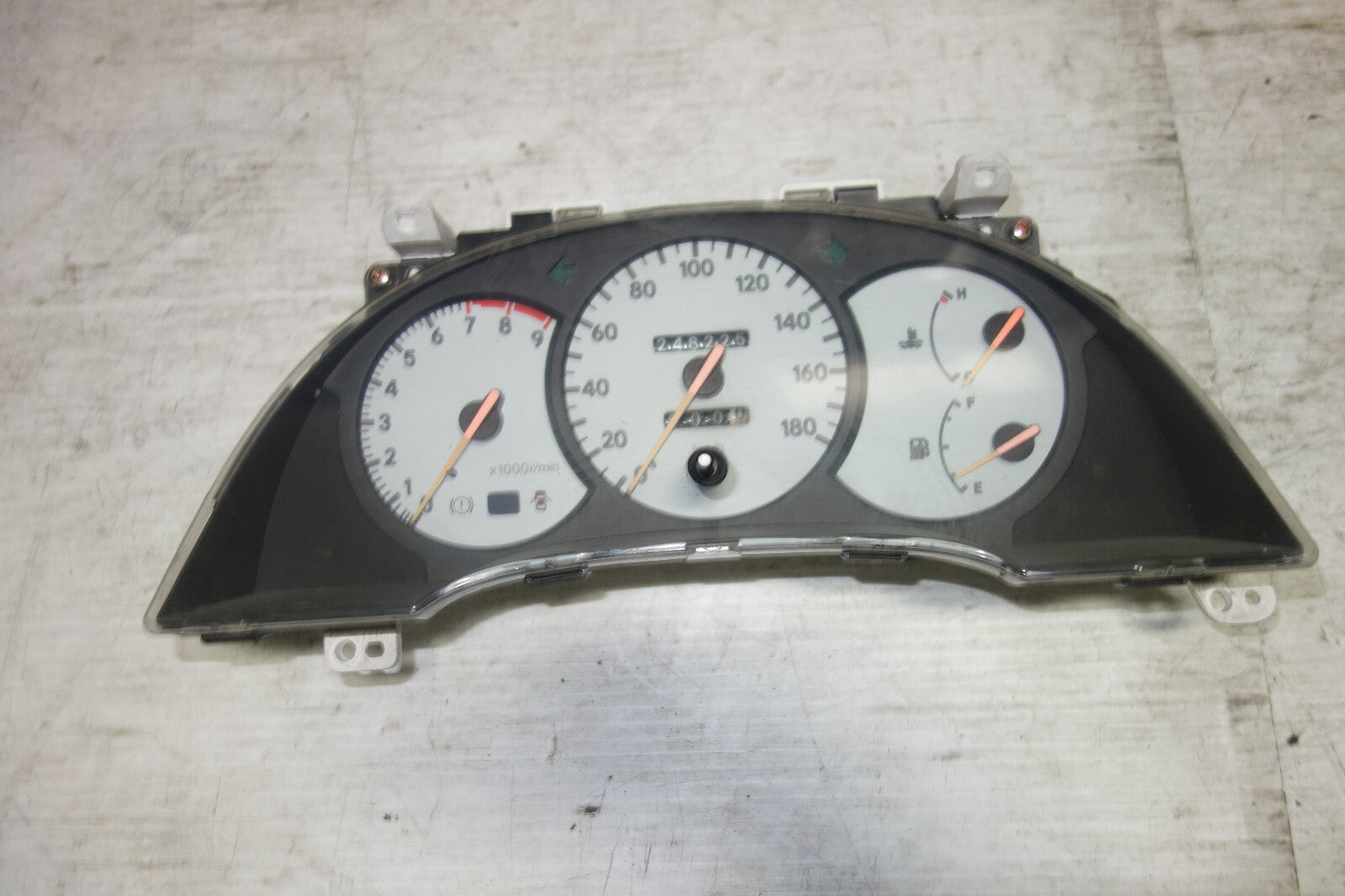 JDM Toyota Celica ST202 SS-III White Faced Gauge Cluster 5speed ST205 94-1999 MT