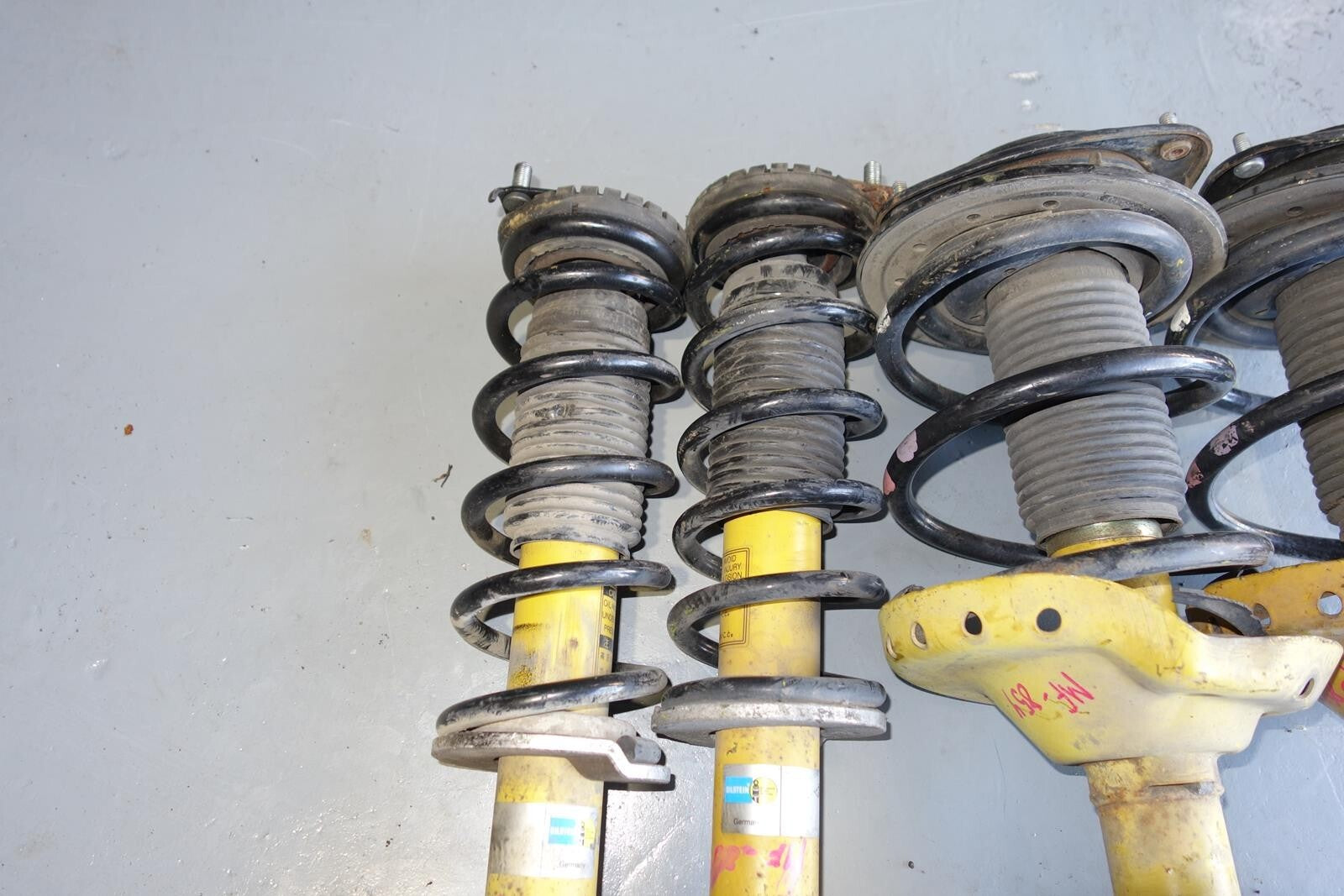 JDM Subaru Legacy Bilstein Yellow Shocks Struts Springs 2005-2009 # MF -854