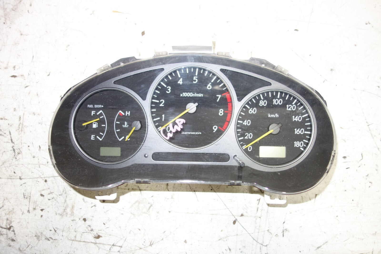 JDM 2002-2003 SUBARU IMPREZA WRX V7 MANUAL 5 SPEED GAUGE CLUSTER SPEEDOMETER