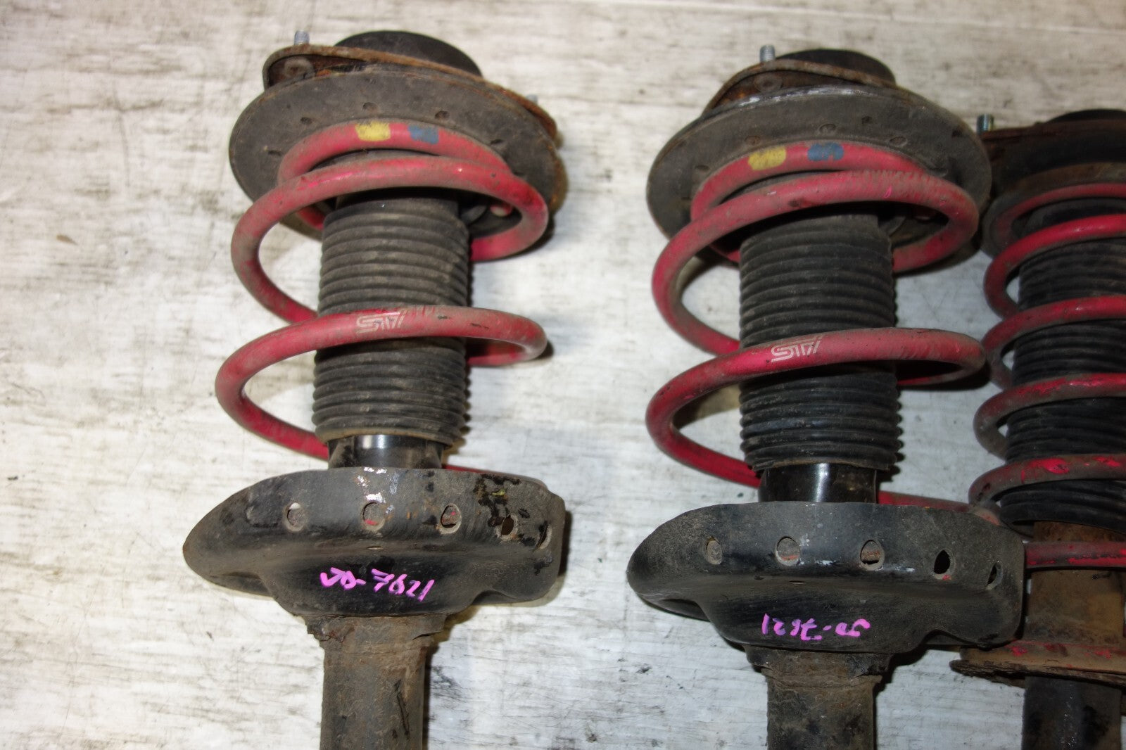 JDM 2005-2009 SUBARU LEGACY STI SHOCKS FRONT & REAR COIL STRUTS