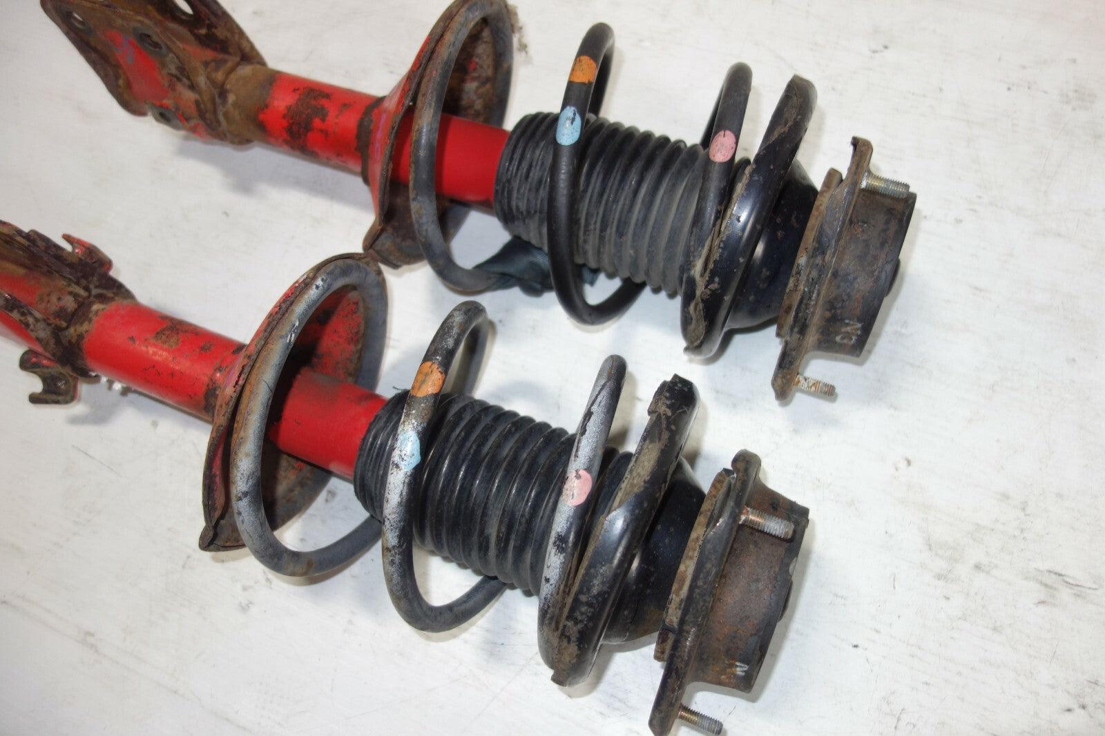 JDM Subaru WRX STi Front Shocks Left & Right 5x100 2002 2003 2004 2005 V8 V7