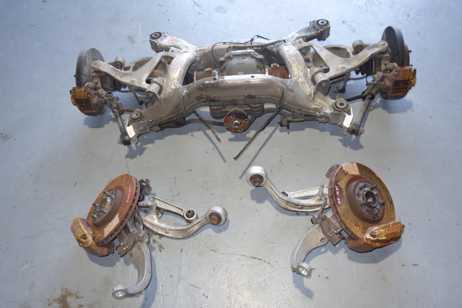 03-07 Infiniti G35 Coupe Front Rear M/T LSD Differential Brembo Brakes Subframe