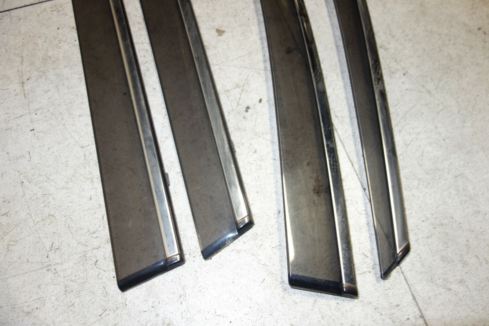 JDM Subaru Outback Wagon OEM Window Visors Front Rear 2010-2014 BR9 BRF