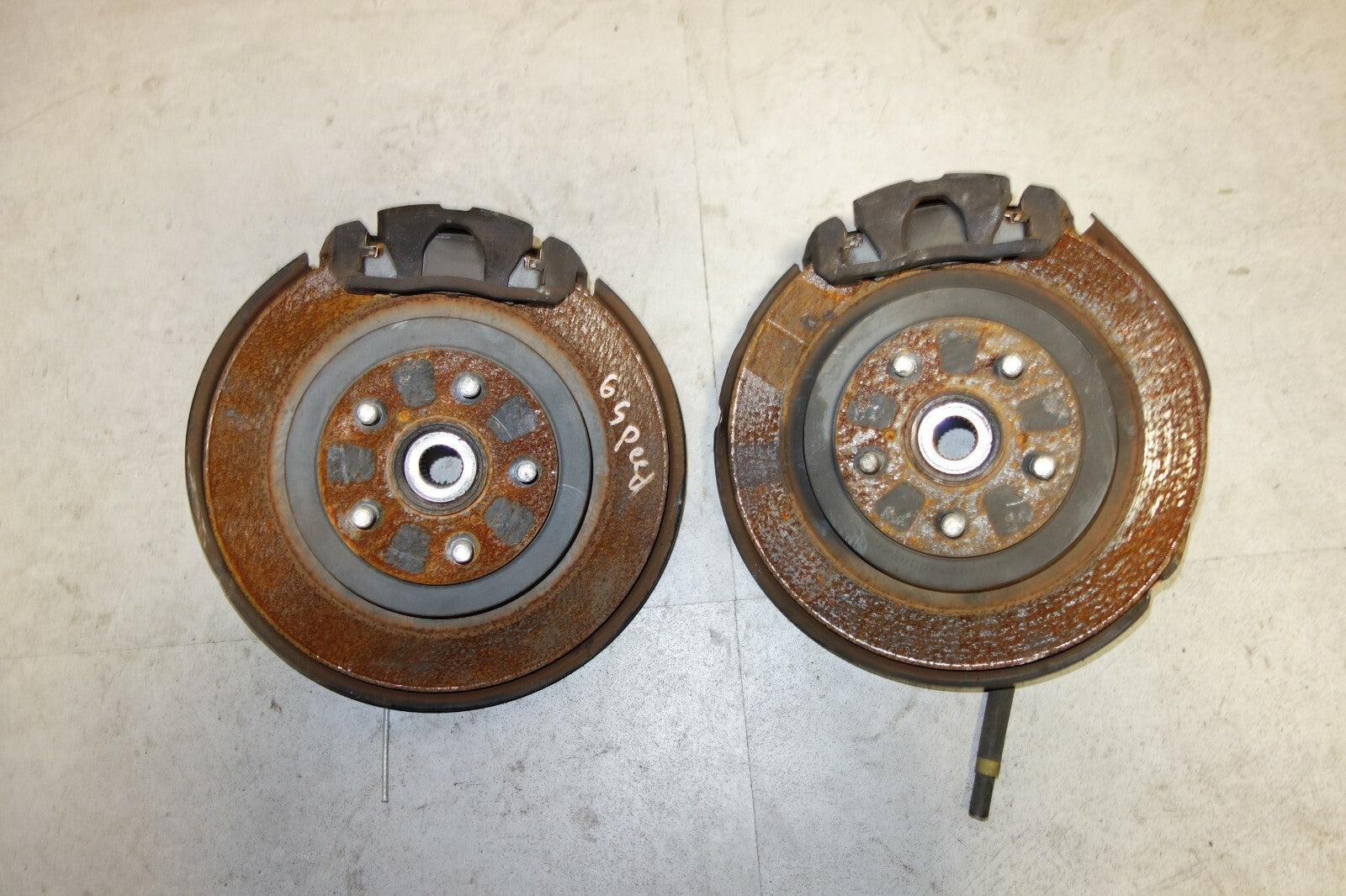 JDM Subaru Legacy 6Speed Rear Spindle Hub Knuckle Caliper 2005-2009