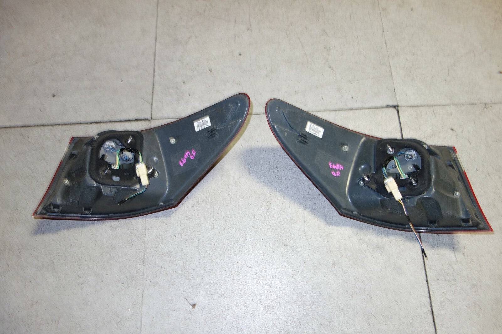 JDM Lexus LS460 Taillights 2007 2008 2009 OEM Genuine Tail Lamps Left & Right